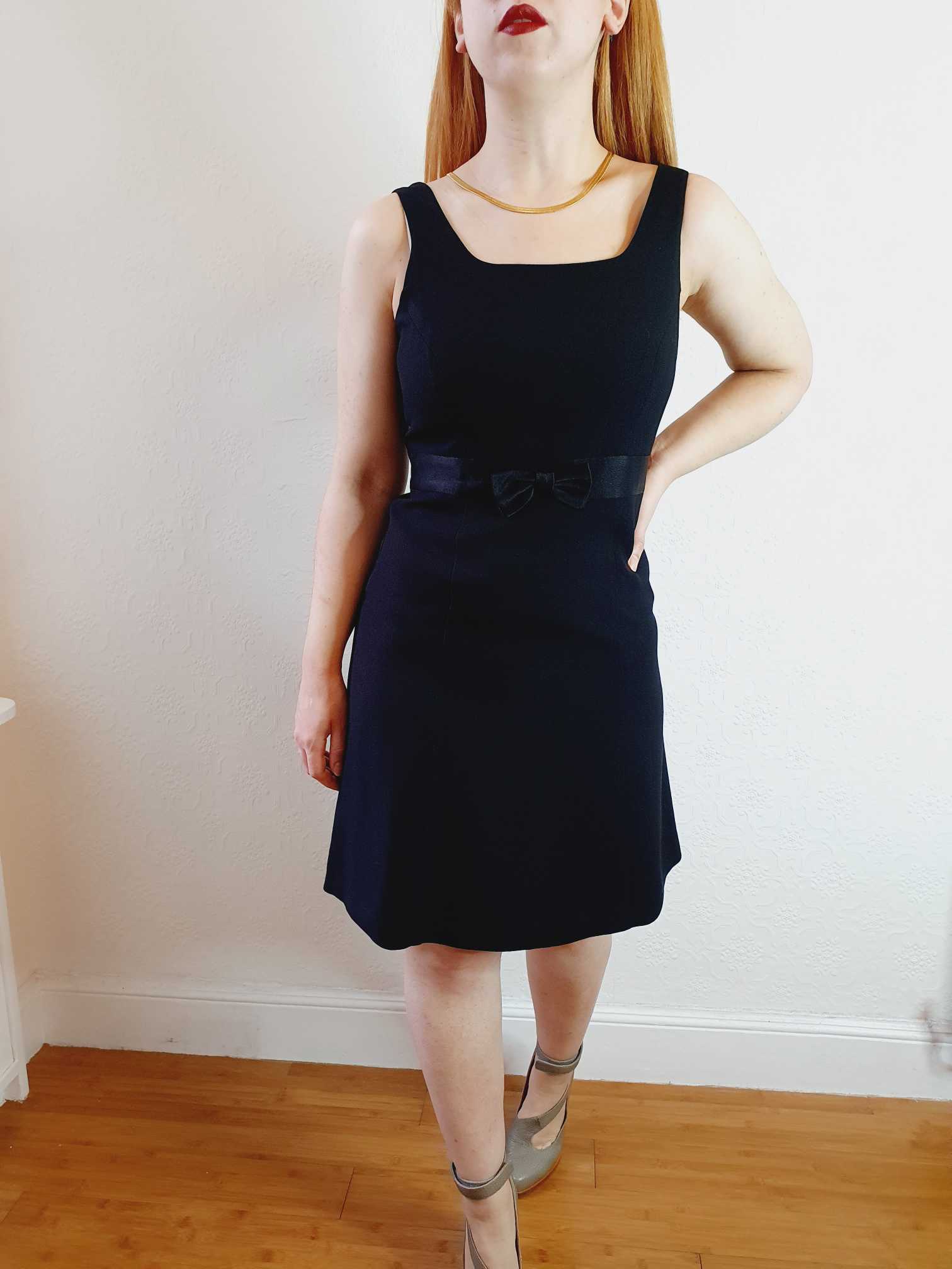 Vintage Laura Ashley Little Black Dress - XS/S - Image 3