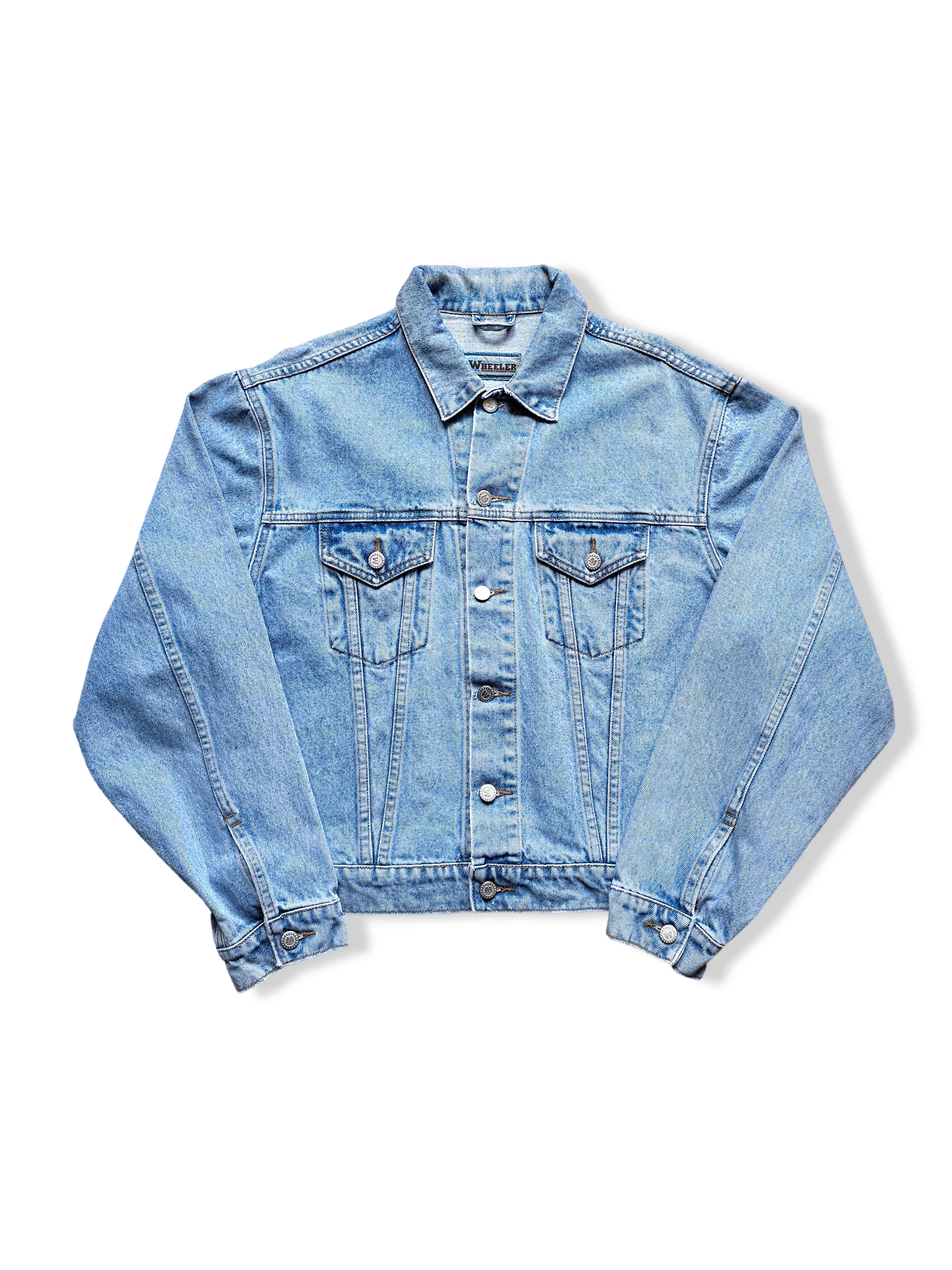 Vintage Light Wash Denim Jacket - M