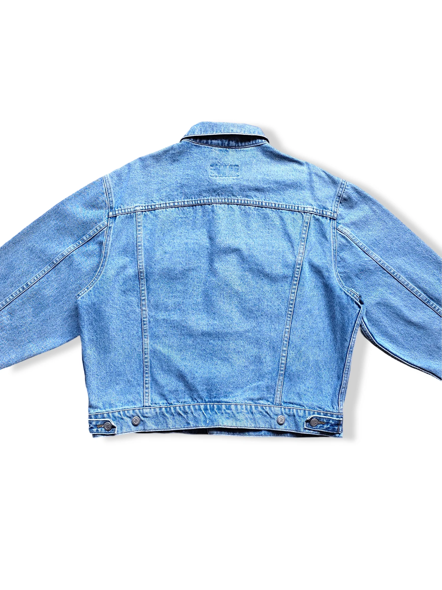 Vintage Light Wash Denim Jacket - M - Image 4