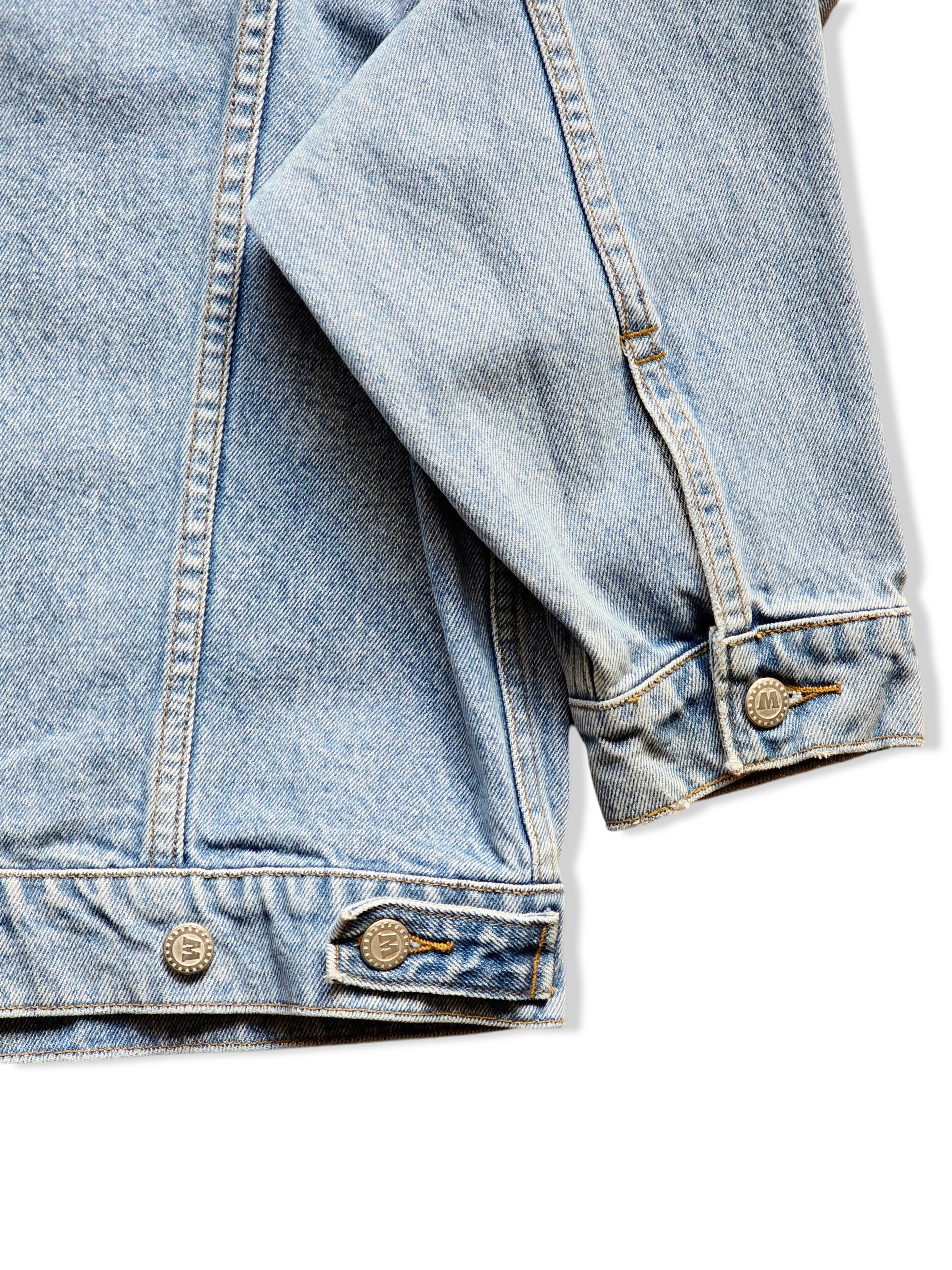 Vintage Light Wash Denim Jacket - M - Image 6