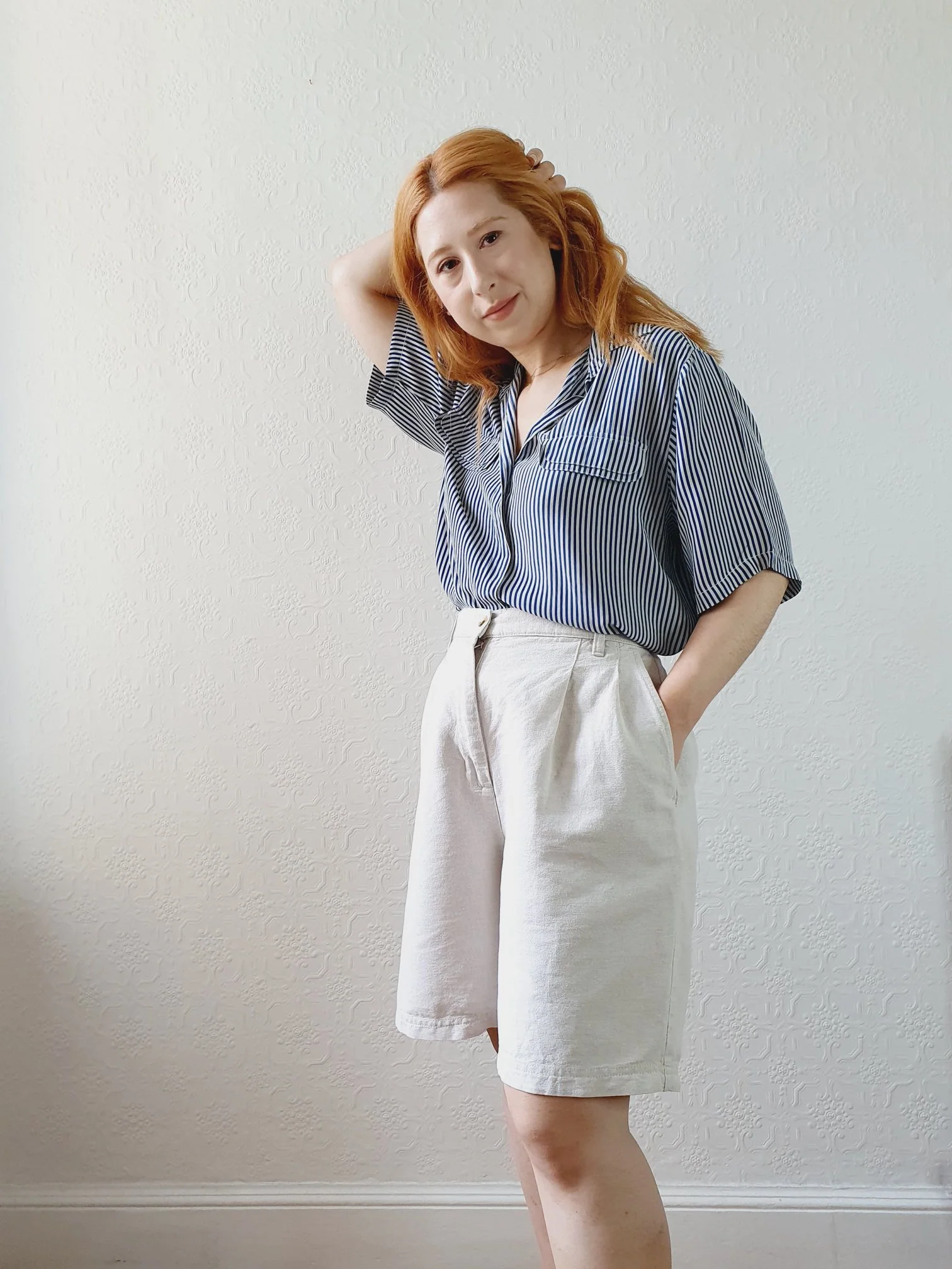 Vintage Linen Shorts - S/M