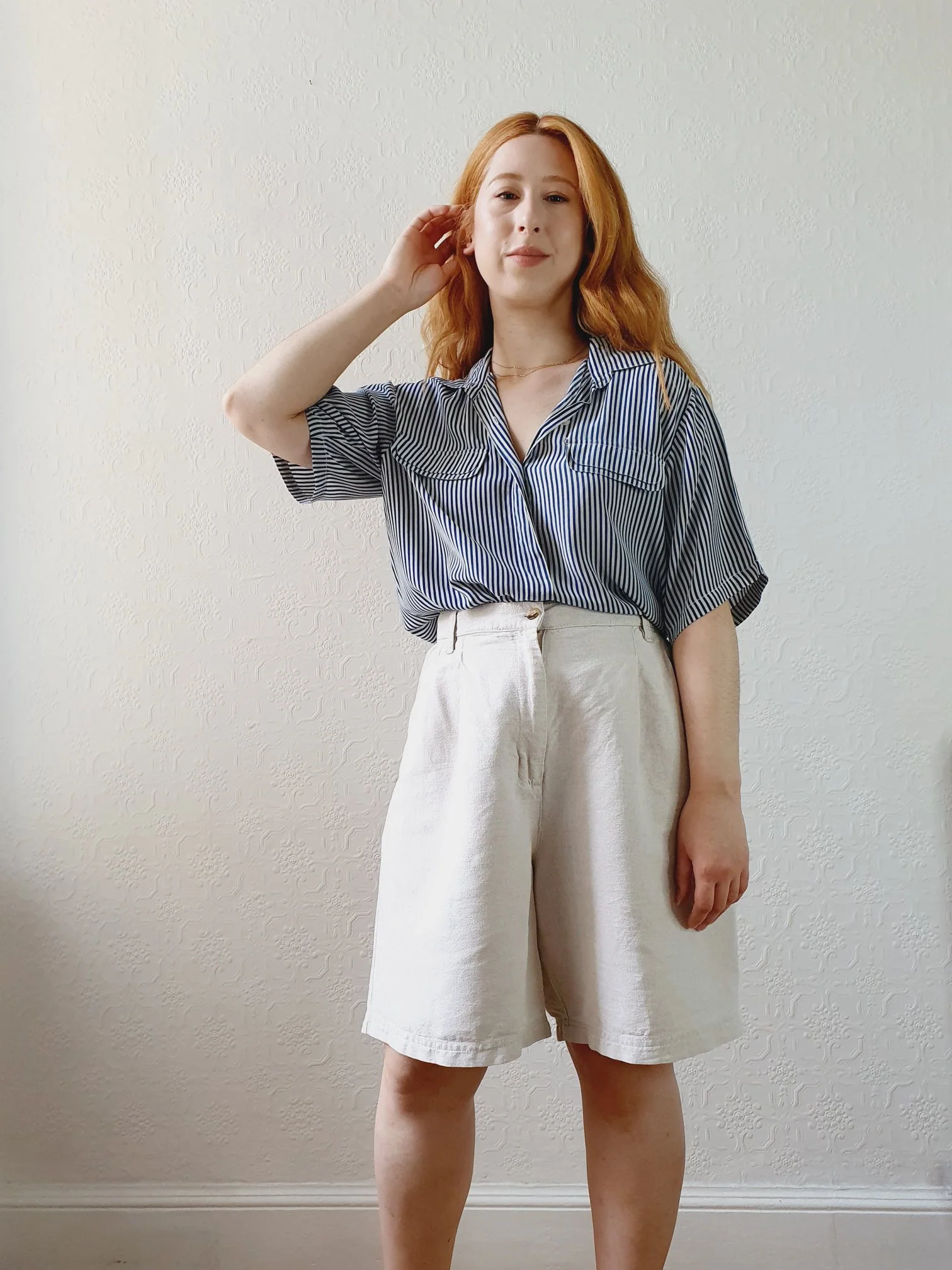 Vintage Linen Shorts - S/M - Image 5
