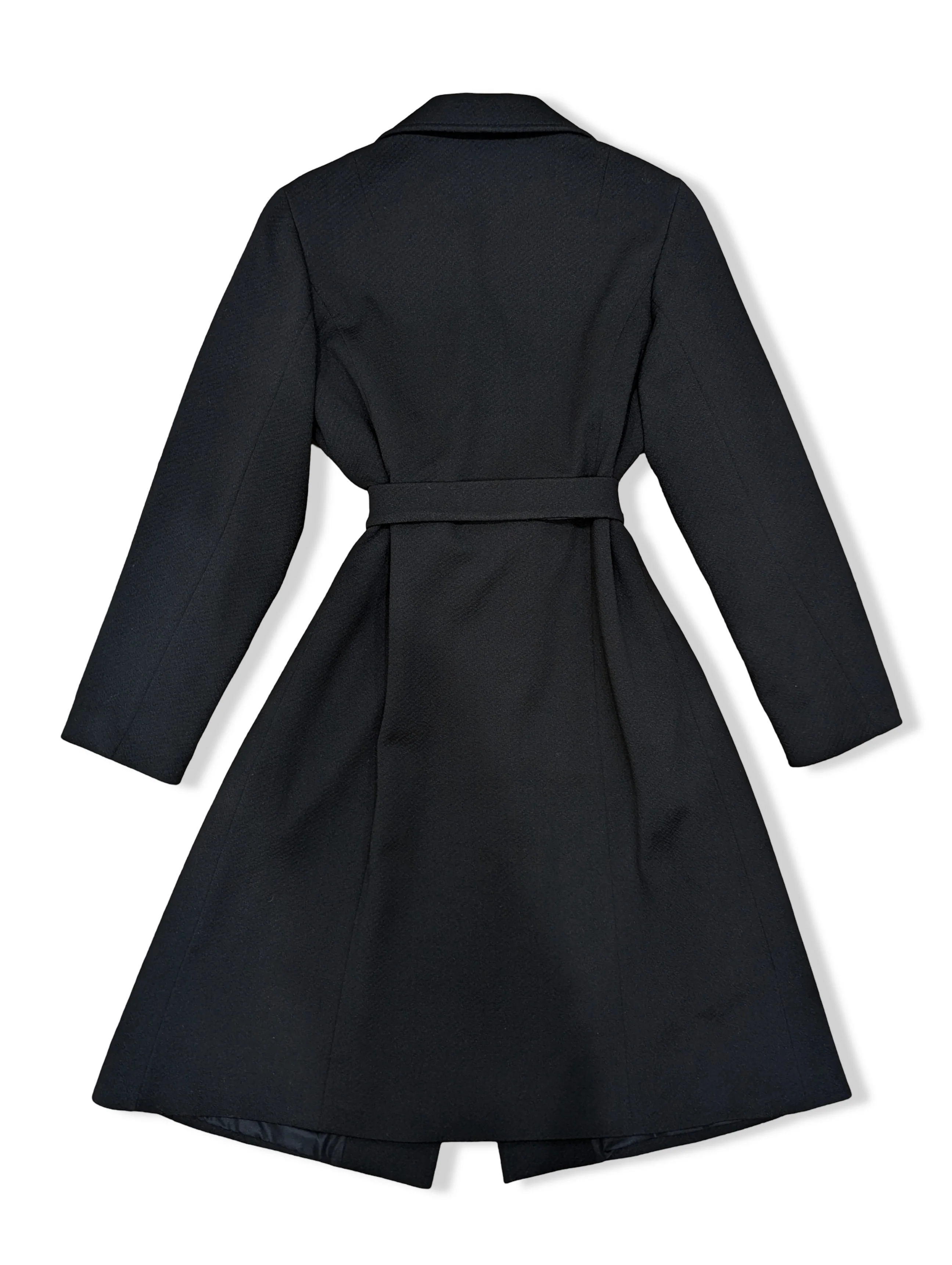 Vintage Long Black Coat - S/M - Image 3