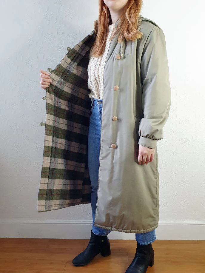 Vintage Long Puffer Jacket - S/M - Image 14