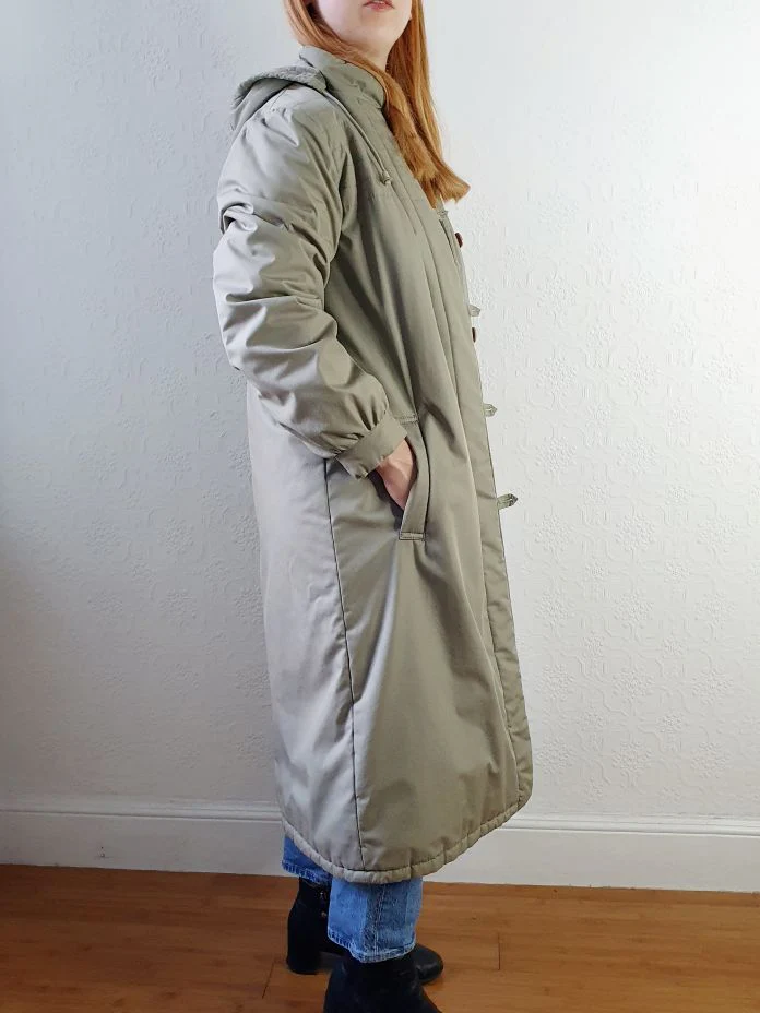 Vintage Long Puffer Jacket - S/M - Image 7