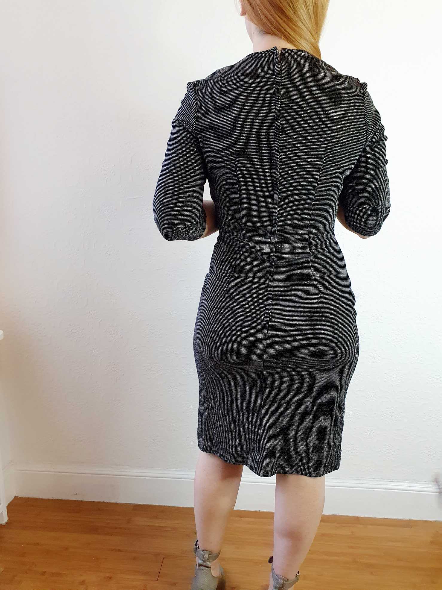 Vintage Lurex Bodycon Dress - XS/S - Image 10