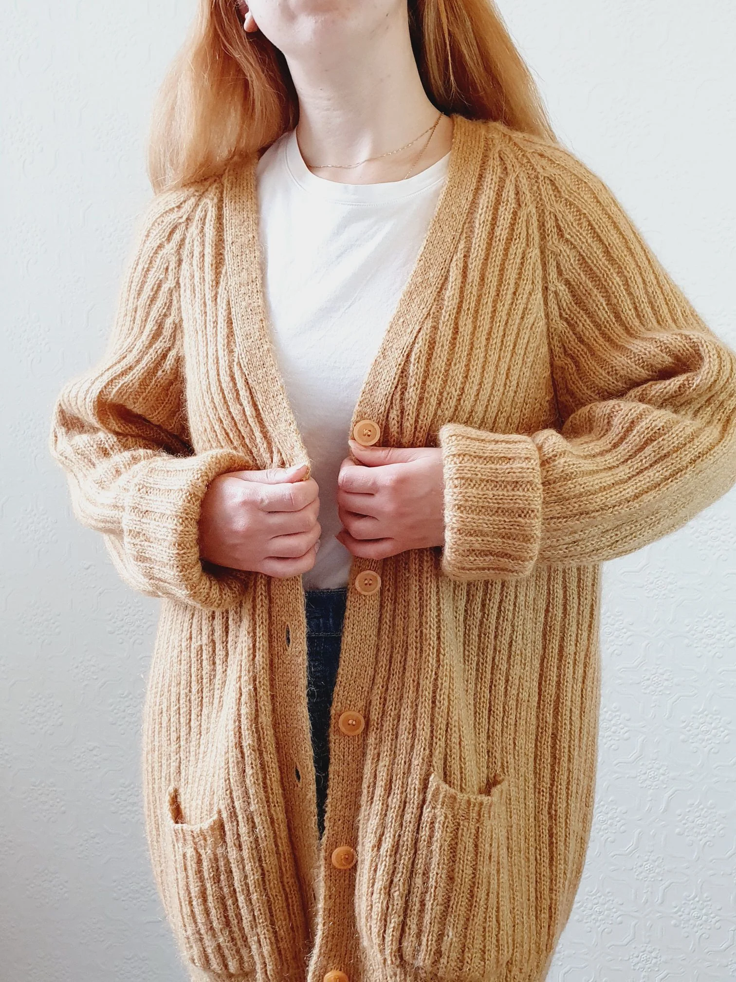 Vintage Mohair Cardigan - XXL