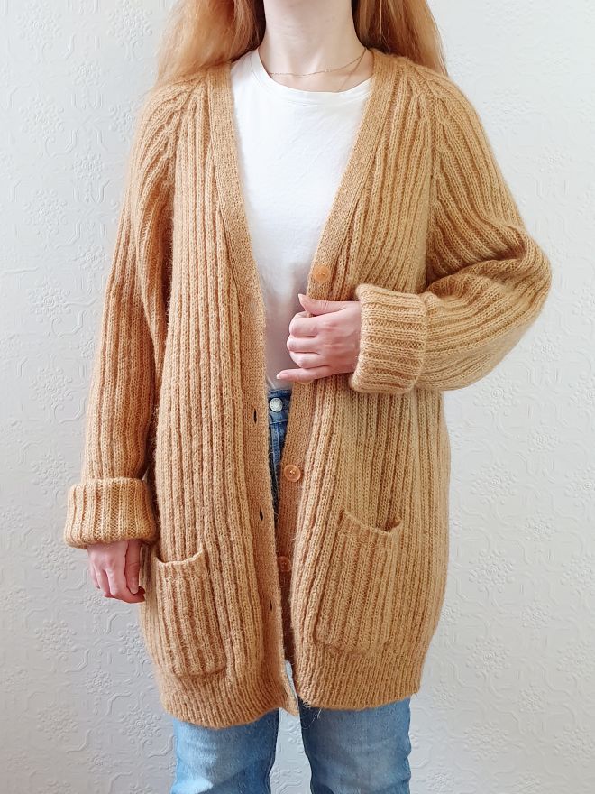 Vintage Mohair Cardigan - XXL - Image 2
