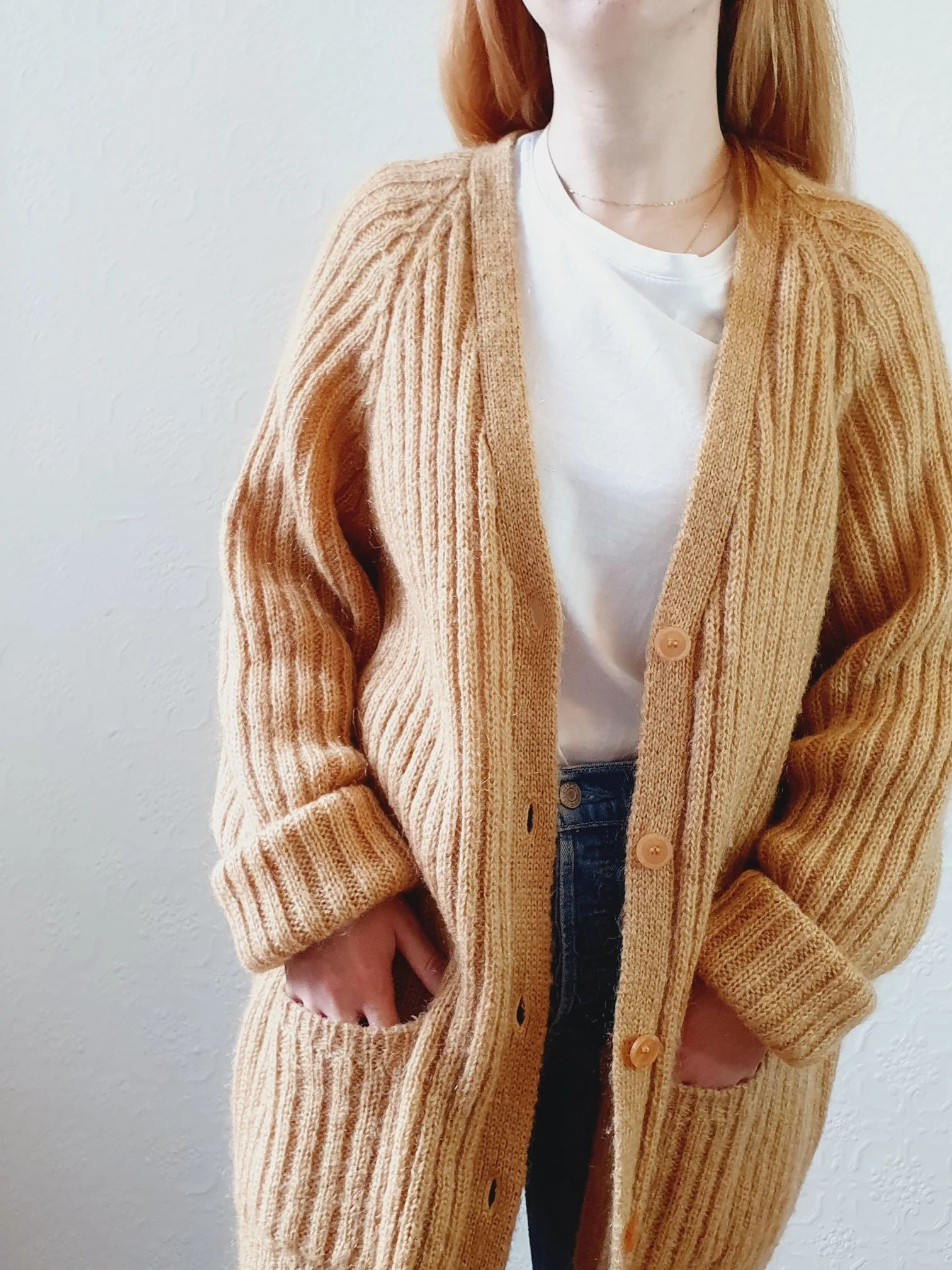 Vintage Mohair Cardigan - XXL - Image 7