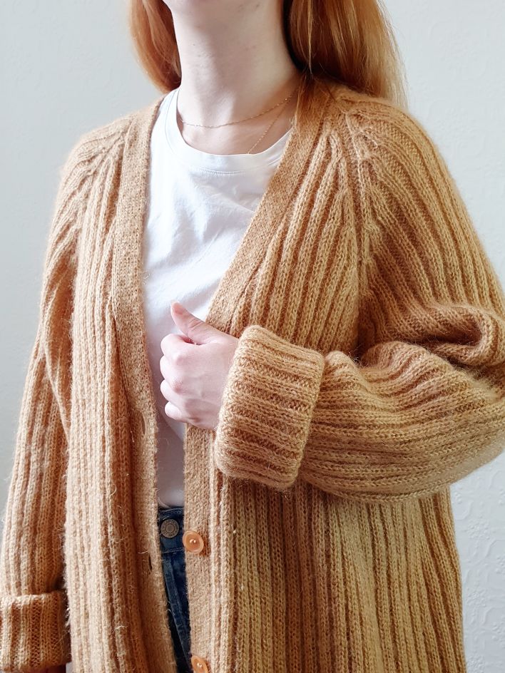 Vintage Mohair Cardigan - XXL - Image 9