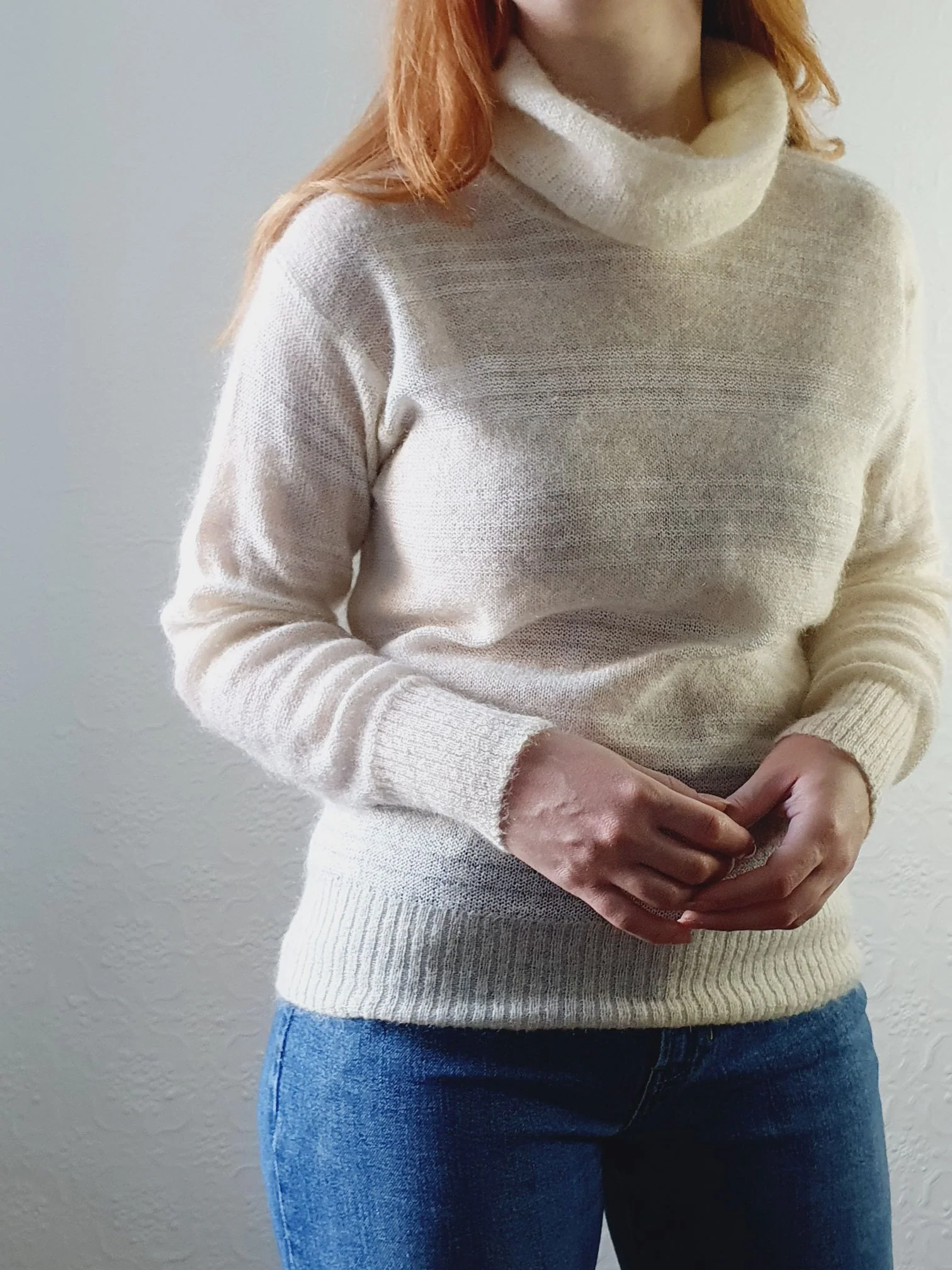 Vintage Mohair Turtleneck Jumper - S - Image 3