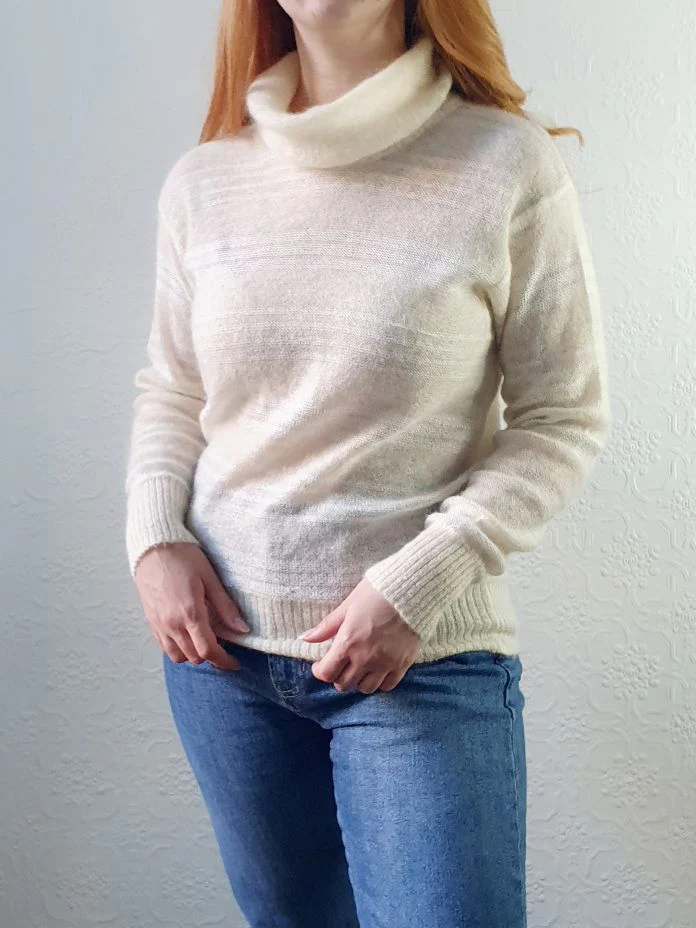 Vintage Mohair Turtleneck Jumper - S - Image 6