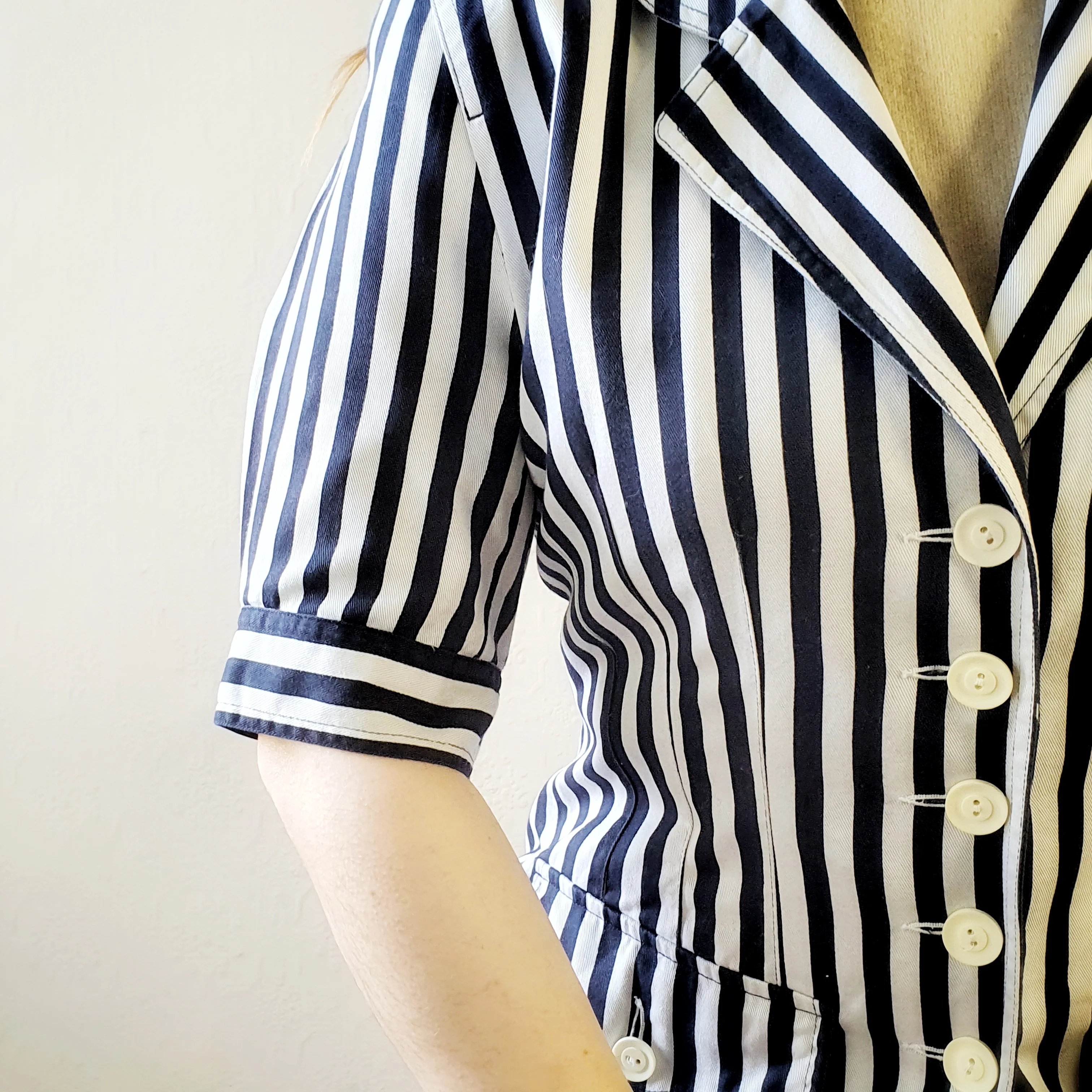 Vintage Mondi Striped Jacket - S - Image 5