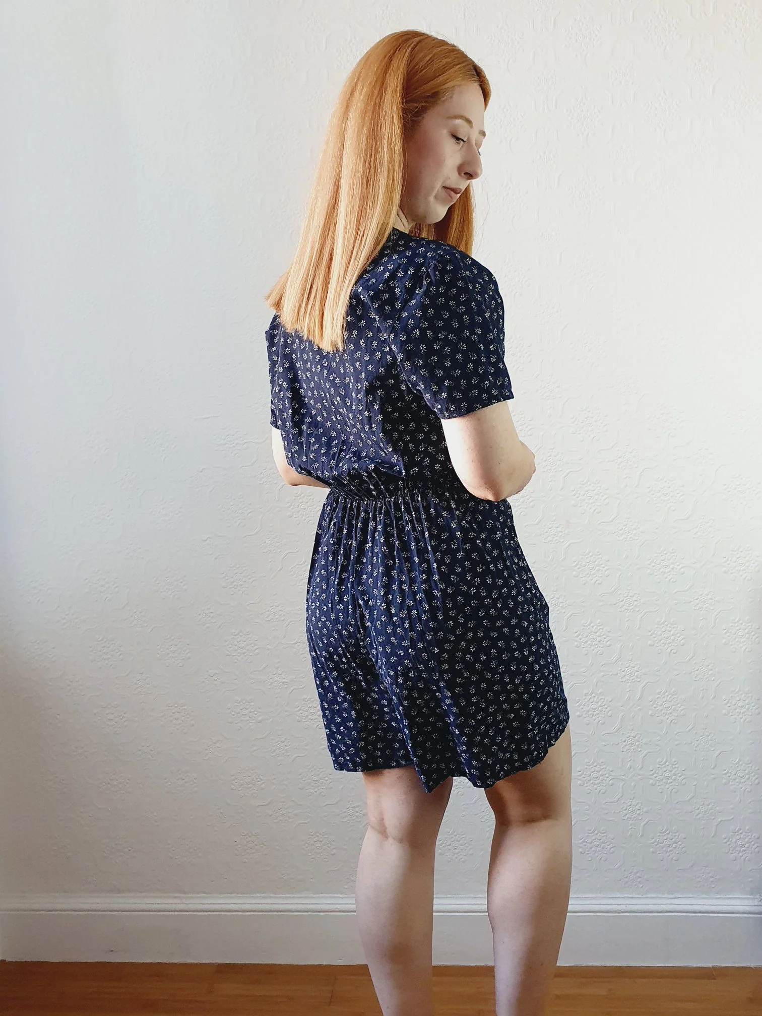 Vintage Navy Playsuit - S - Image 4