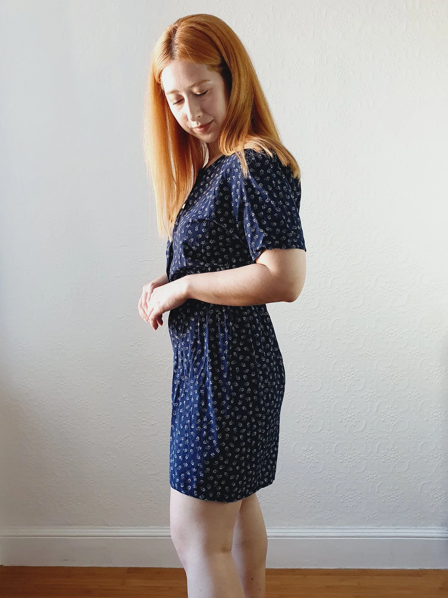Vintage Navy Playsuit - S - Image 7