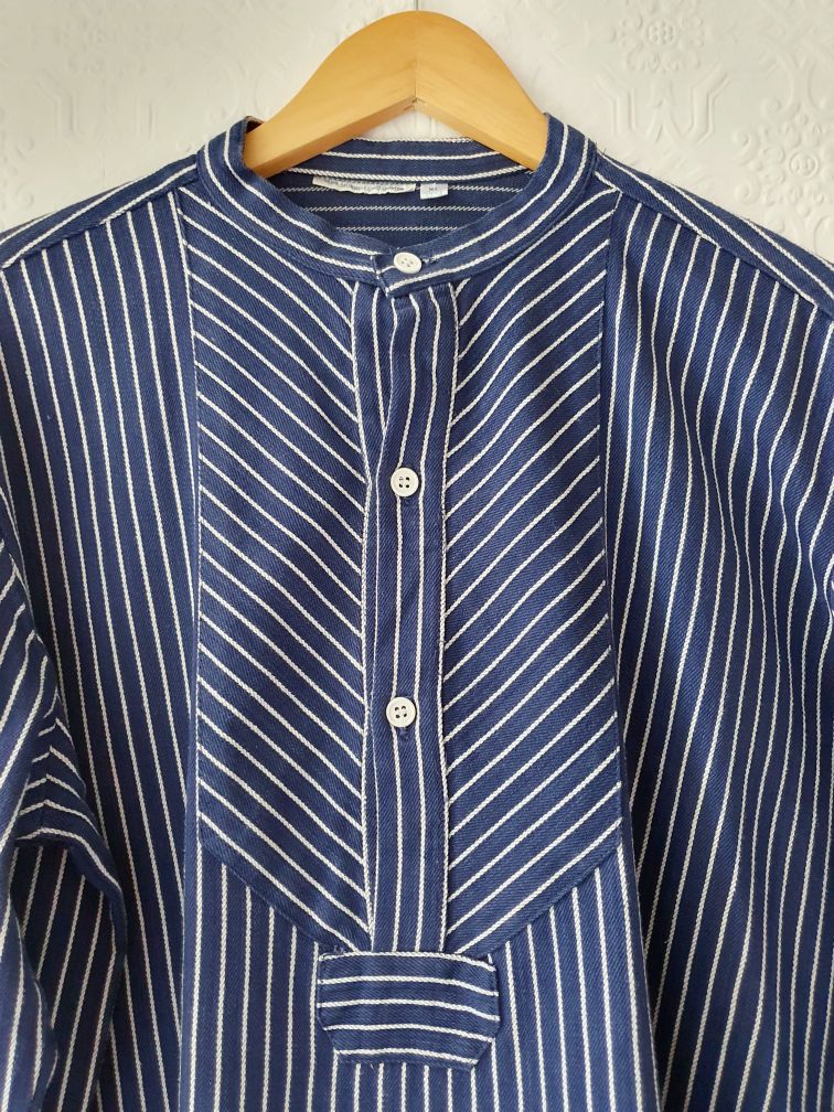 Vintage Navy Striped Tunic - XXL - Image 6