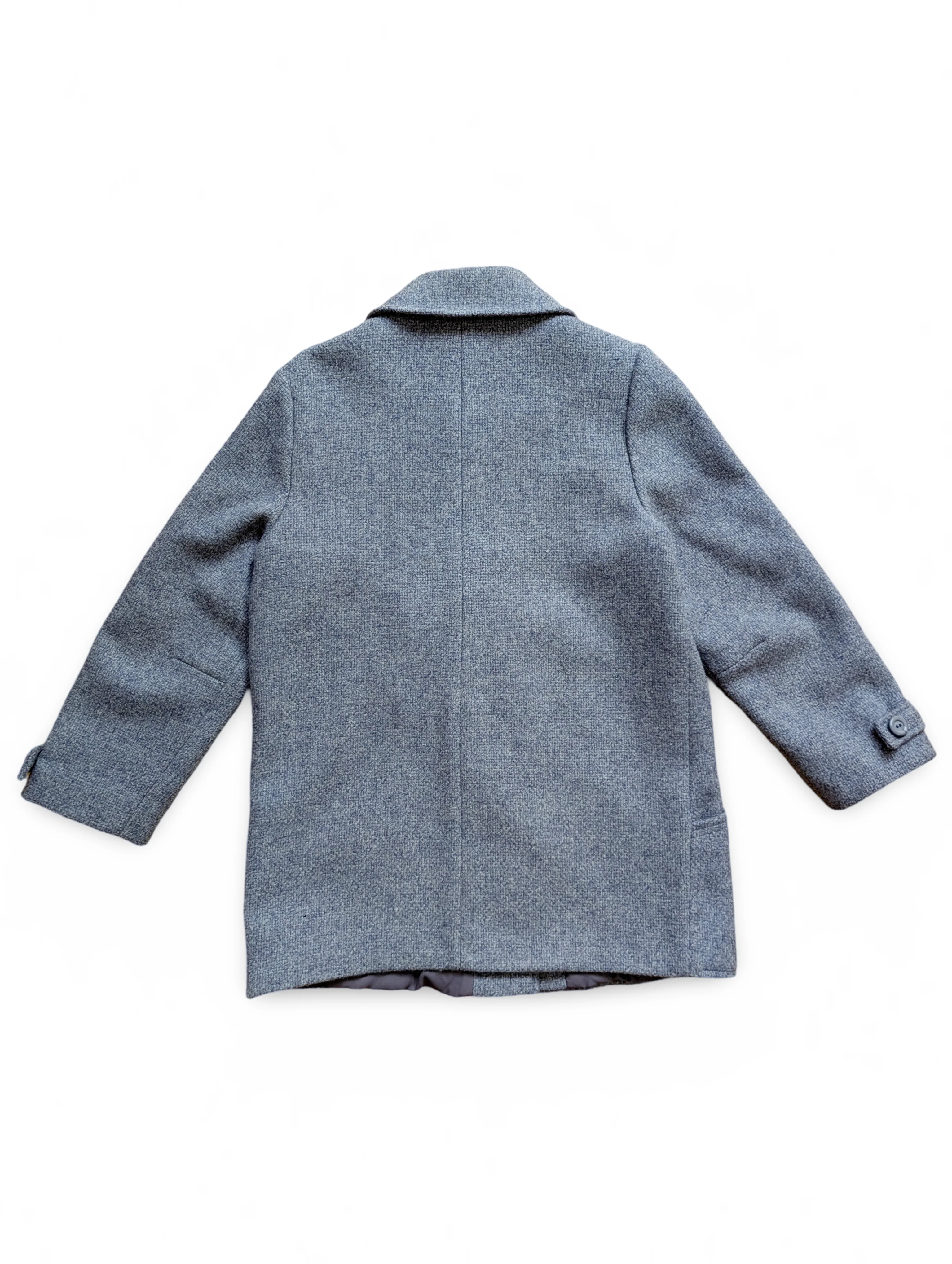 Vintage Pale Grey Wool Coat - XS/S - Image 5
