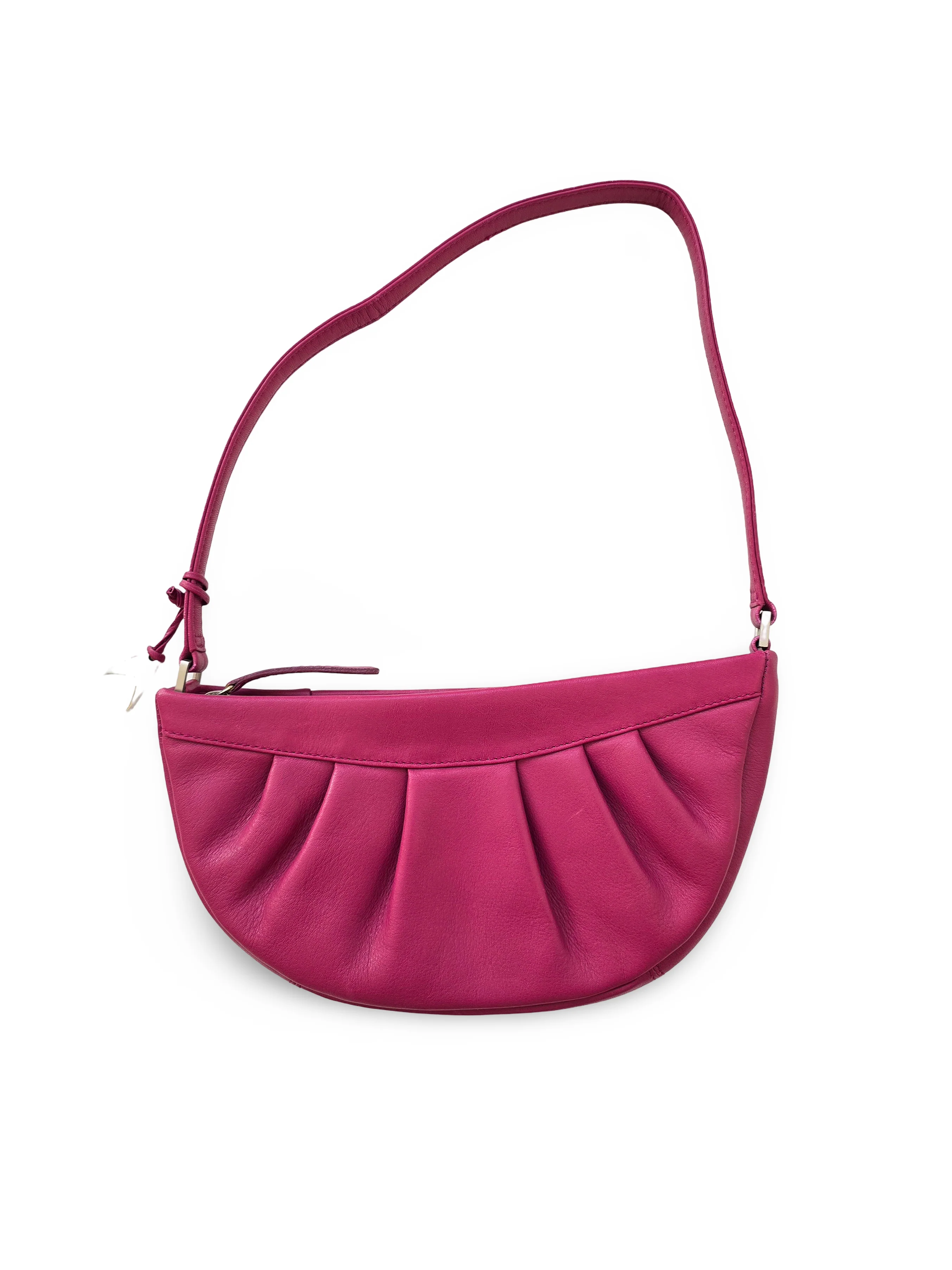 Vintage Pink Leather Tula Shoulder Bag
