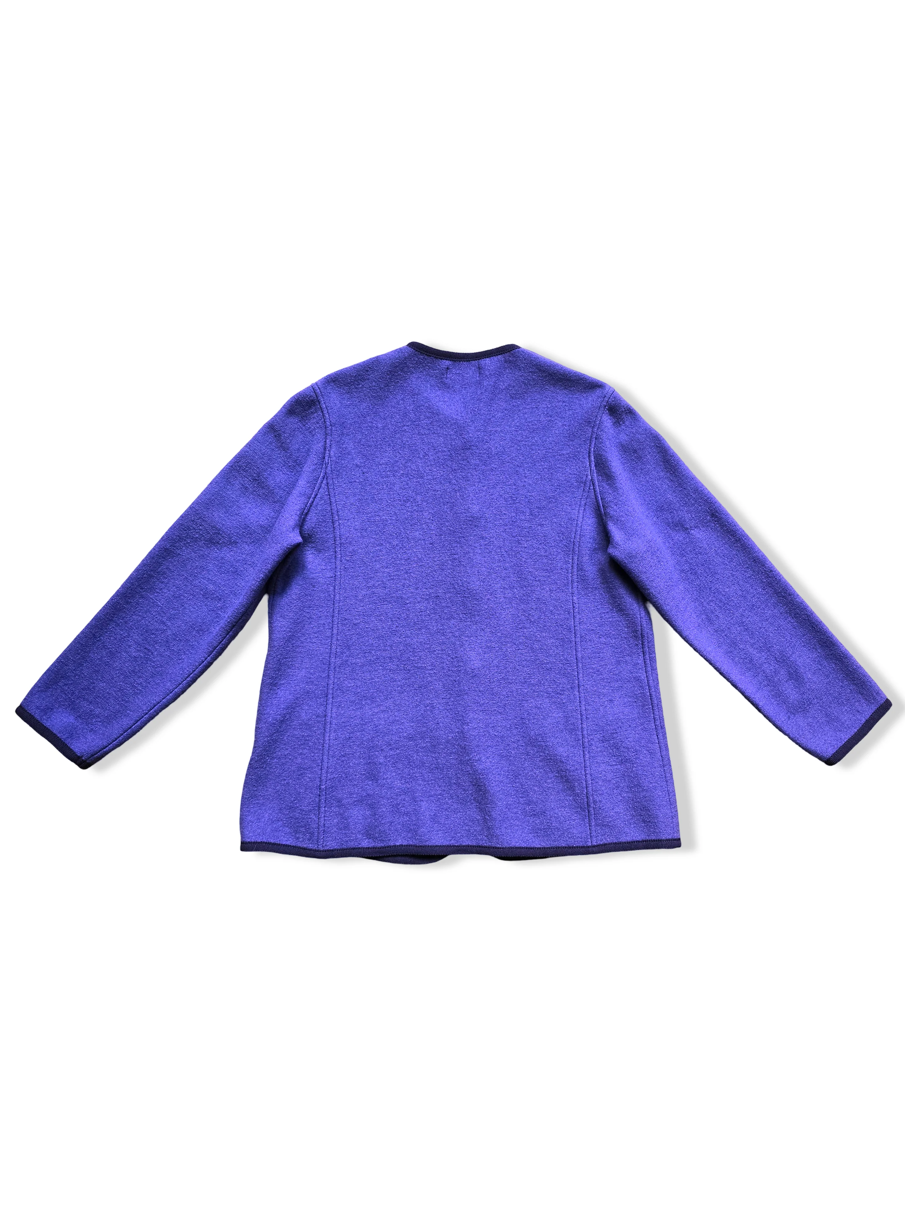 Vintage Pure Wool Austrian Purple Jacket - L/XL - Image 4