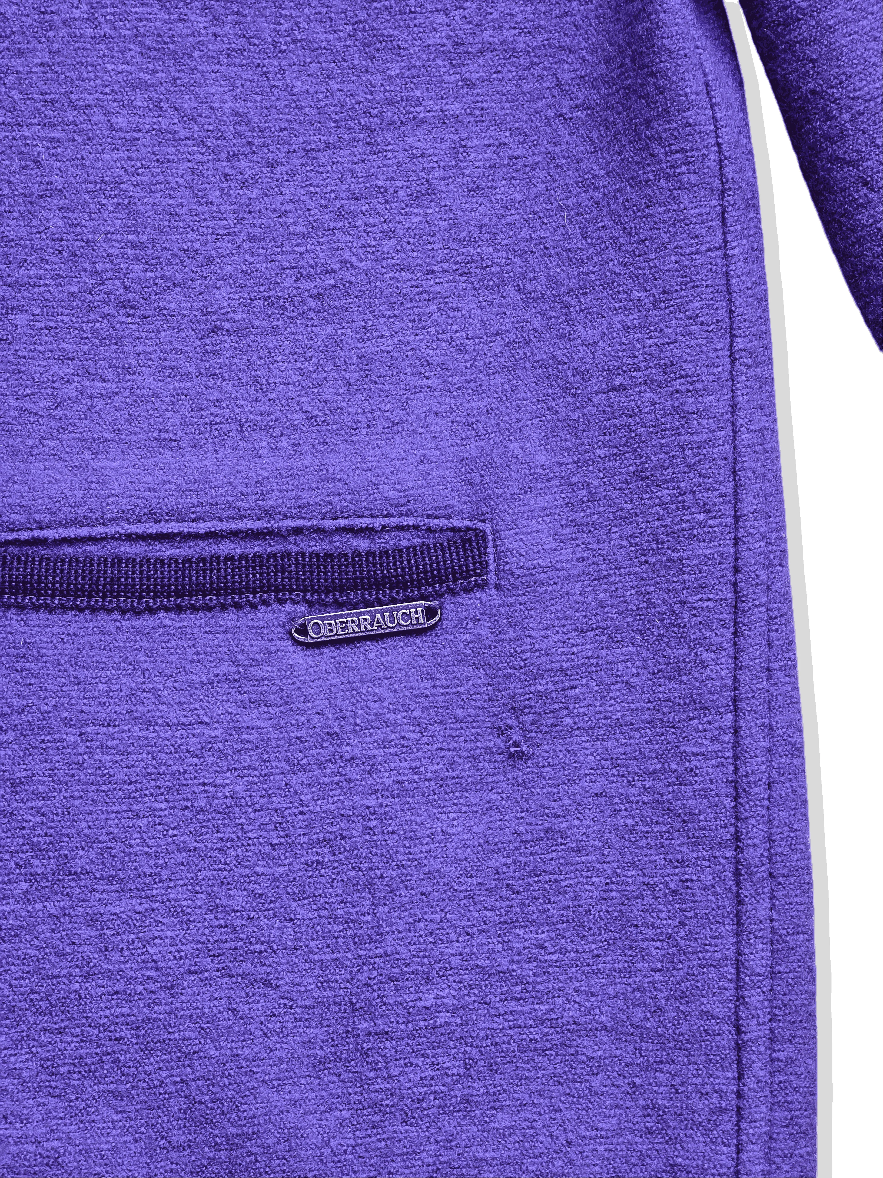 Vintage Pure Wool Austrian Purple Jacket - L/XL - Image 6