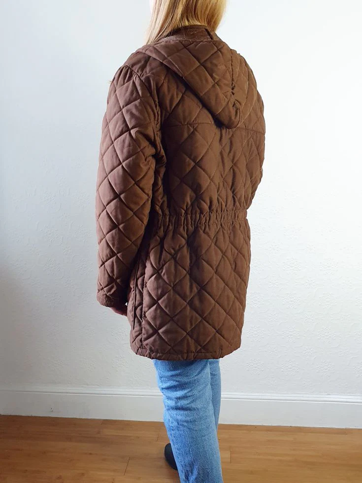 Vintage Quilted Brown Jacket - M - Image 13