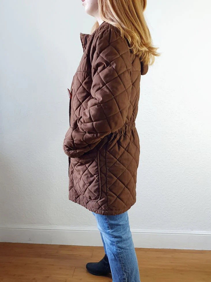 Vintage Quilted Brown Jacket - M - Image 7