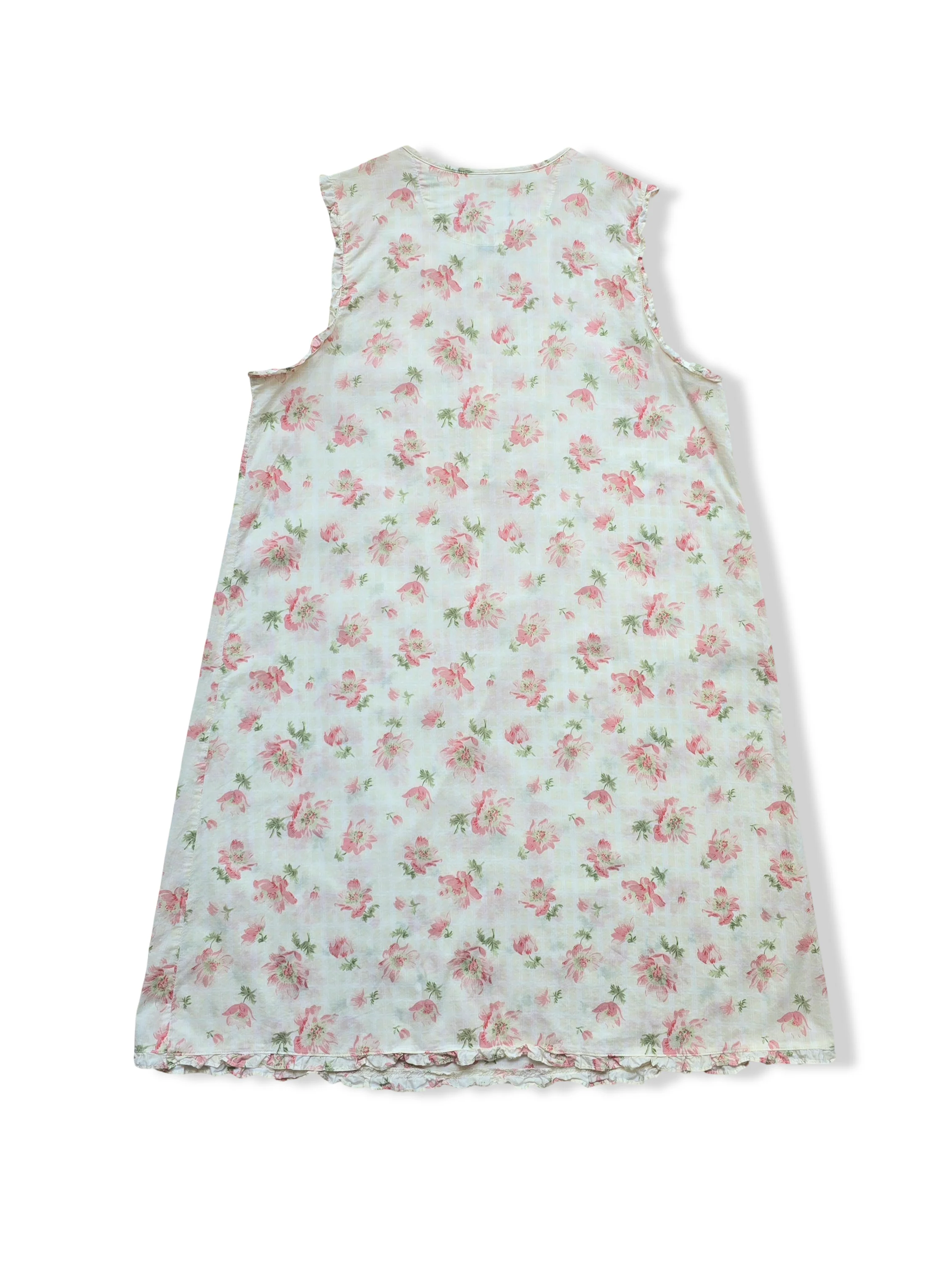 Vintage Ralph Lauren Floral Print Cotton Midi Dress - M - Image 6