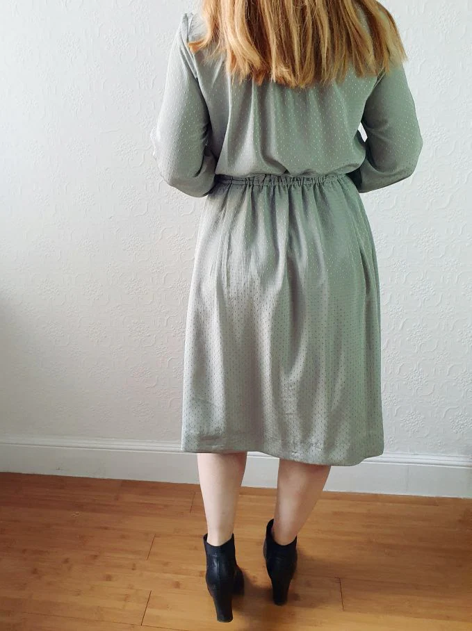 Vintage Sage Shirt Dress - S - Image 9