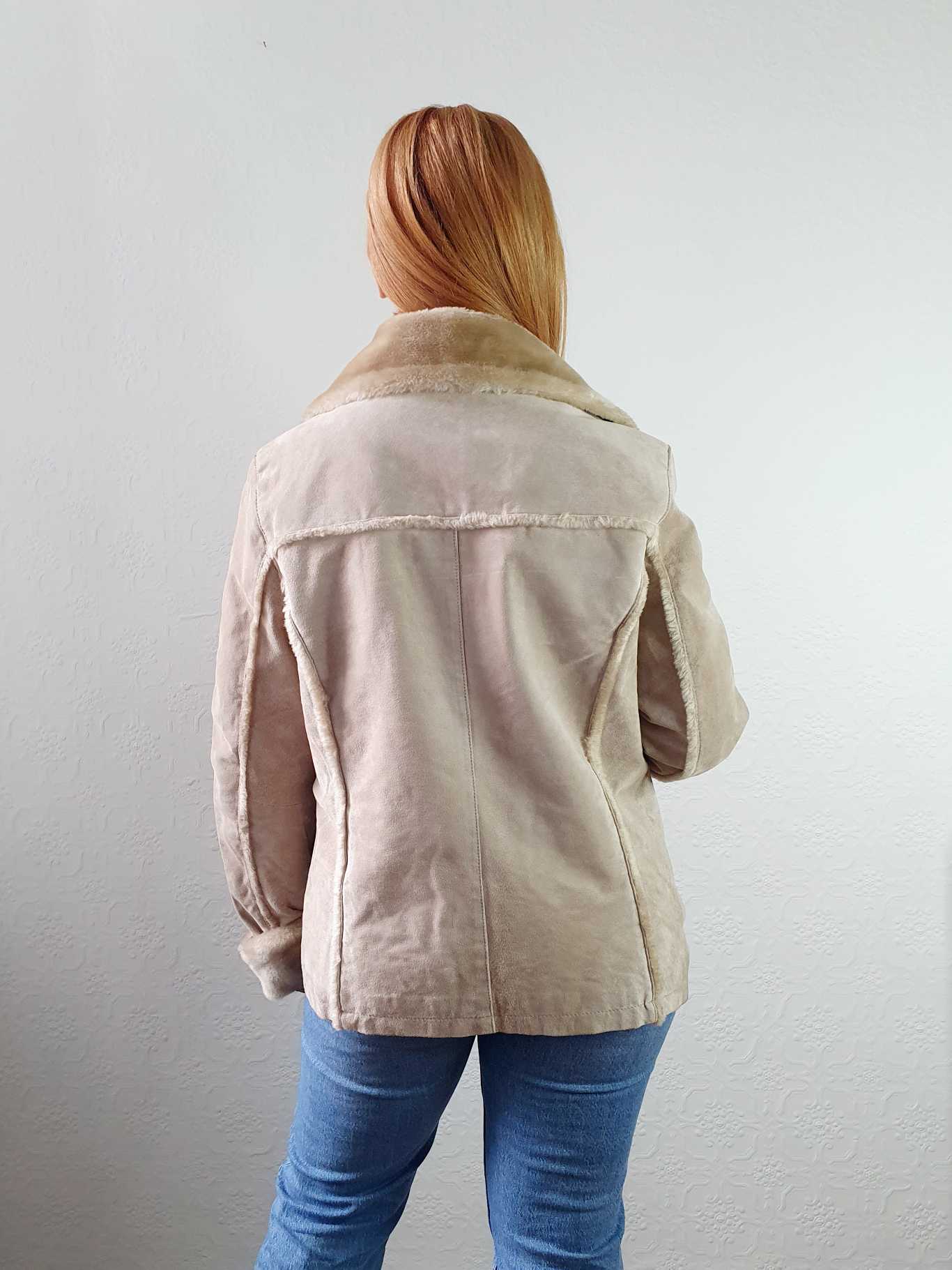Vintage Sheepskin Short Jacket - S/M - Image 10
