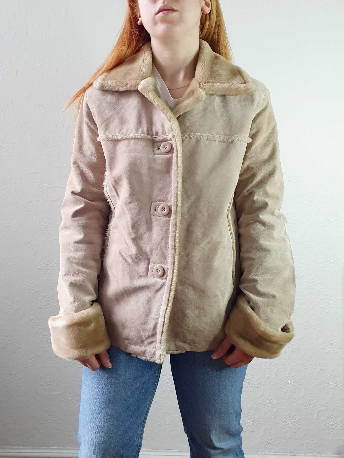 Vintage Sheepskin Short Jacket - S/M - Image 6