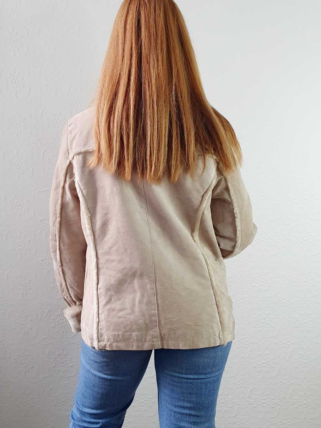 Vintage Sheepskin Short Jacket - S/M - Image 9