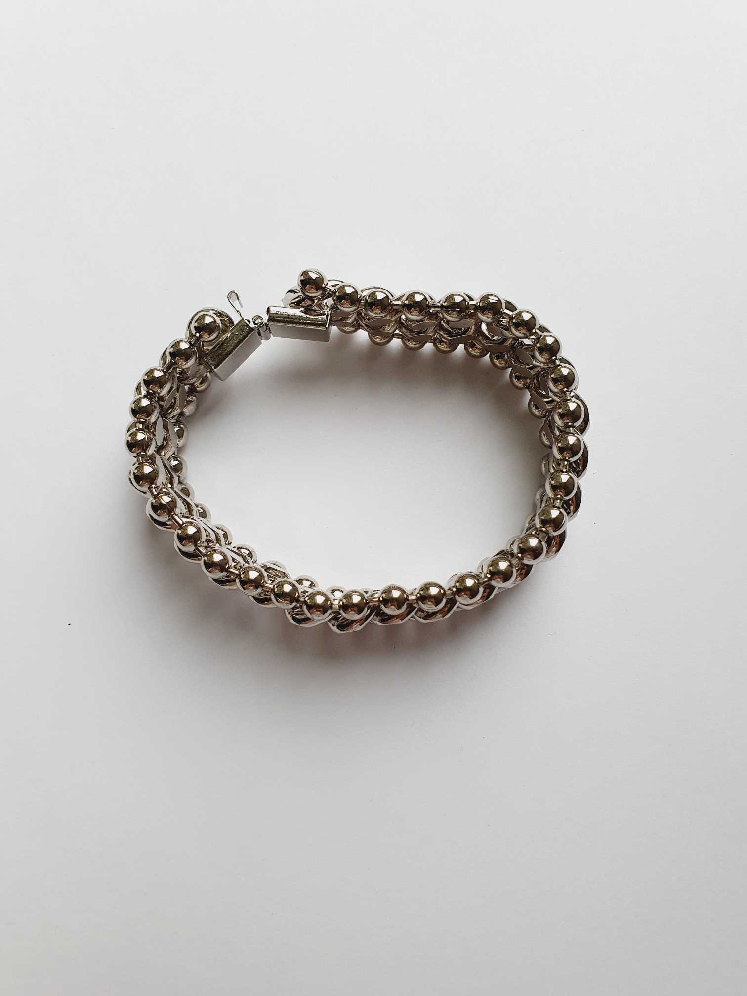 Vintage Silver Chunky Chain Bracelet - Image 2
