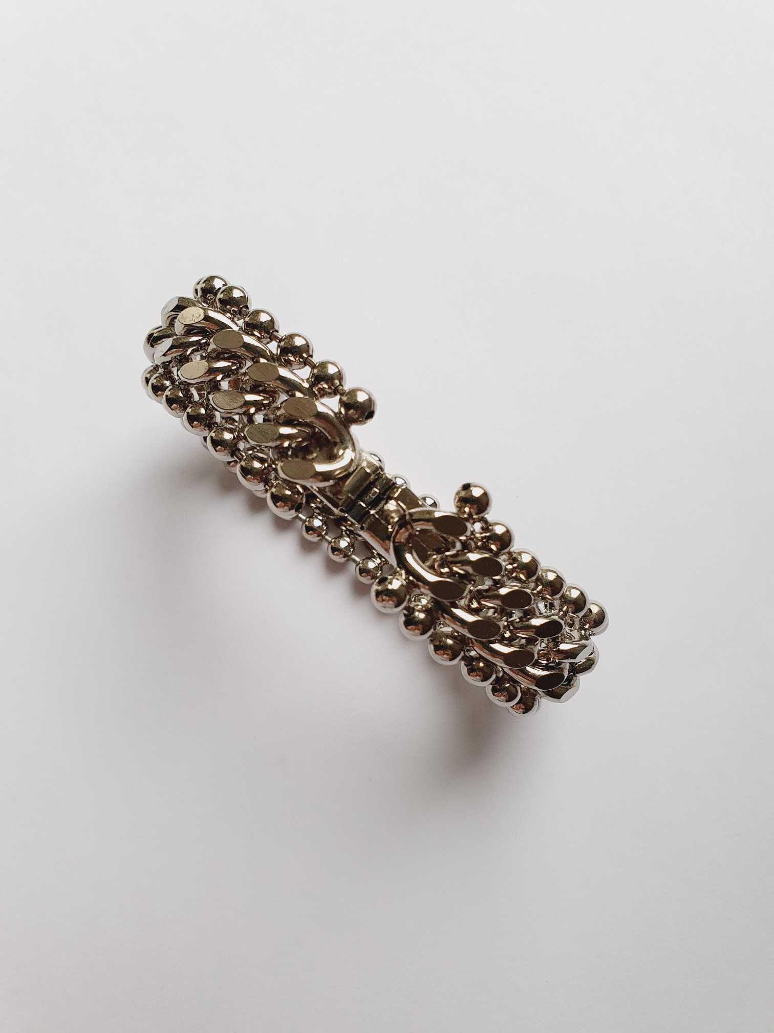 Vintage Silver Chunky Chain Bracelet - Image 3
