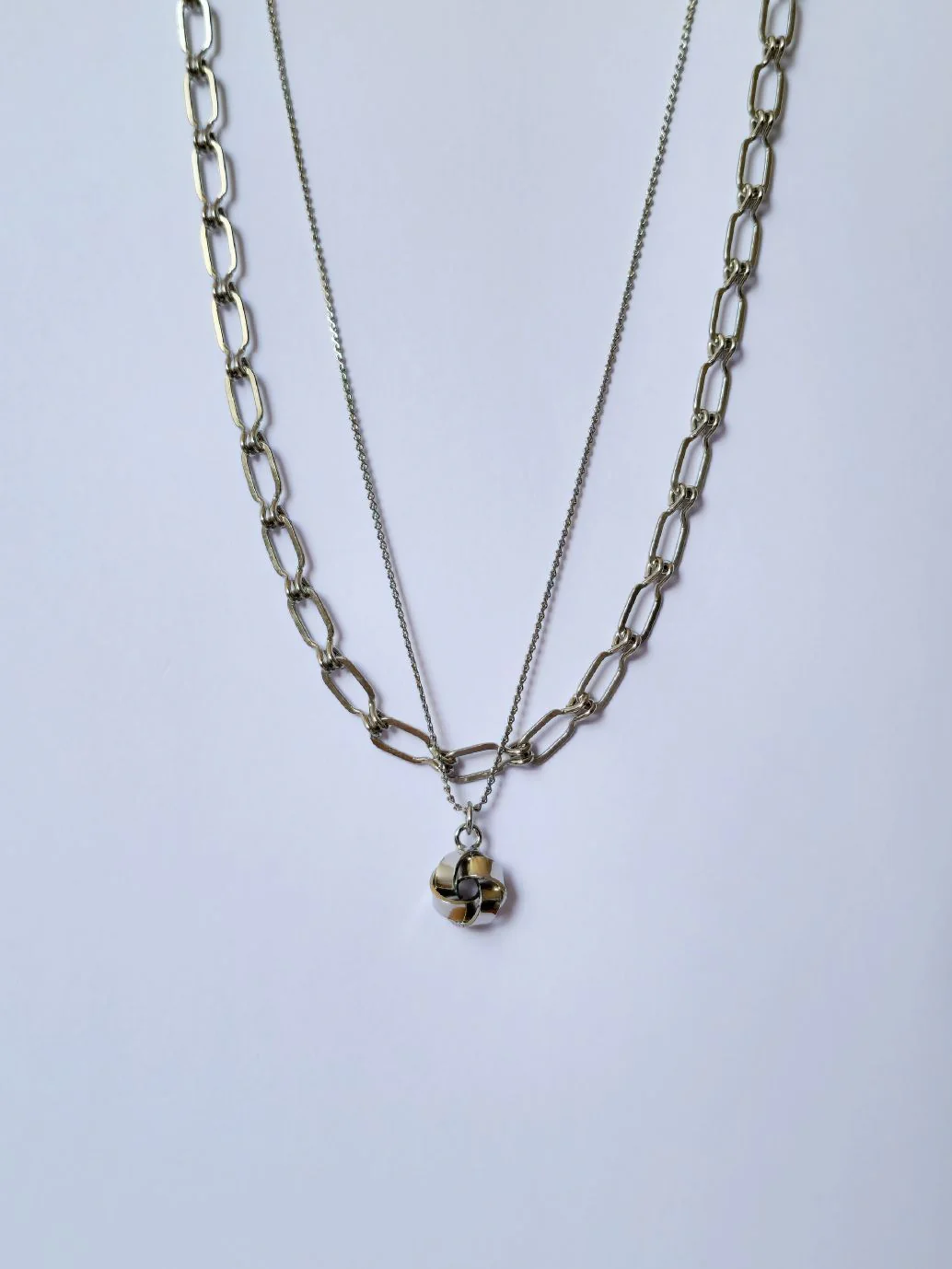 Vintage Silver Plated Chain Layering Set - Image 7