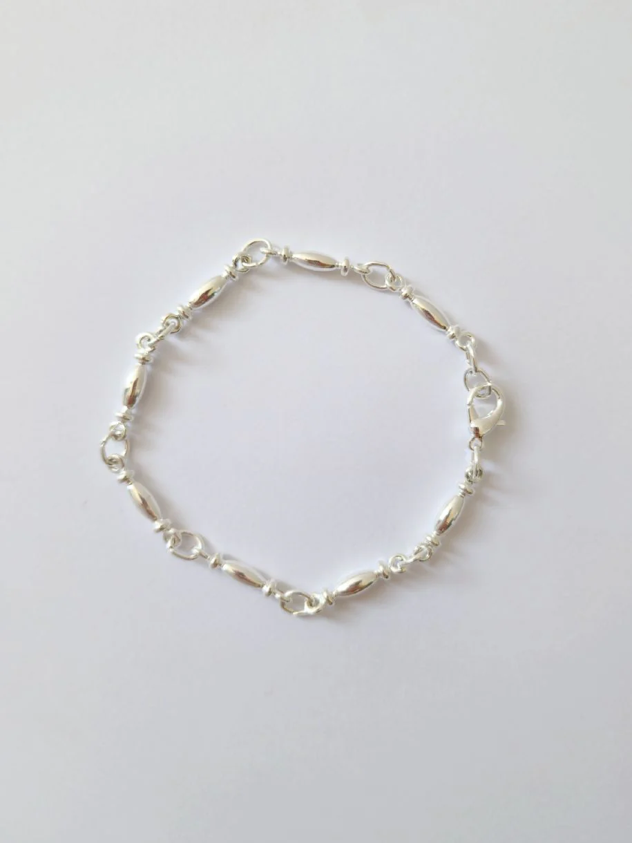 Vintage Silver Plated Chunky Link Chain Bracelet - Image 2