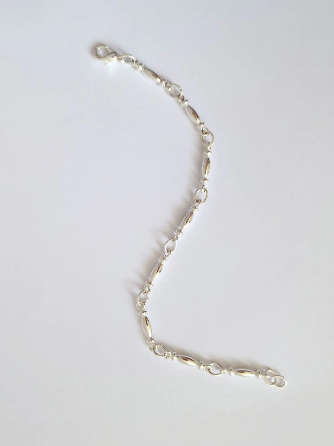 Vintage Silver Plated Chunky Link Chain Bracelet - Image 3