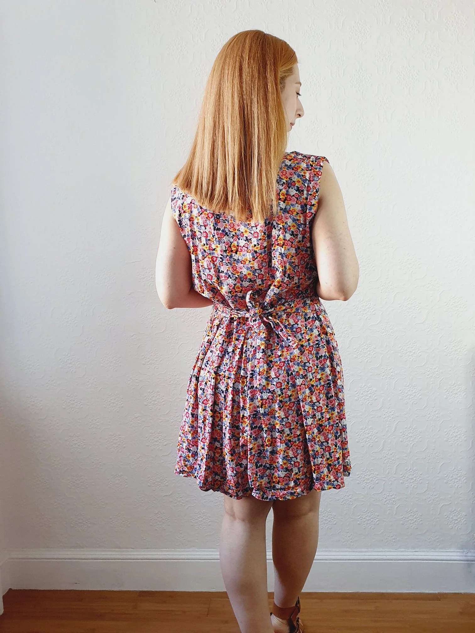 Vintage Sleeveless Floral Playsuit - M/L - Image 10