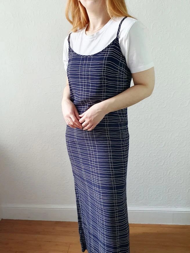 Vintage Spaghetti Strap Slip Dress - S