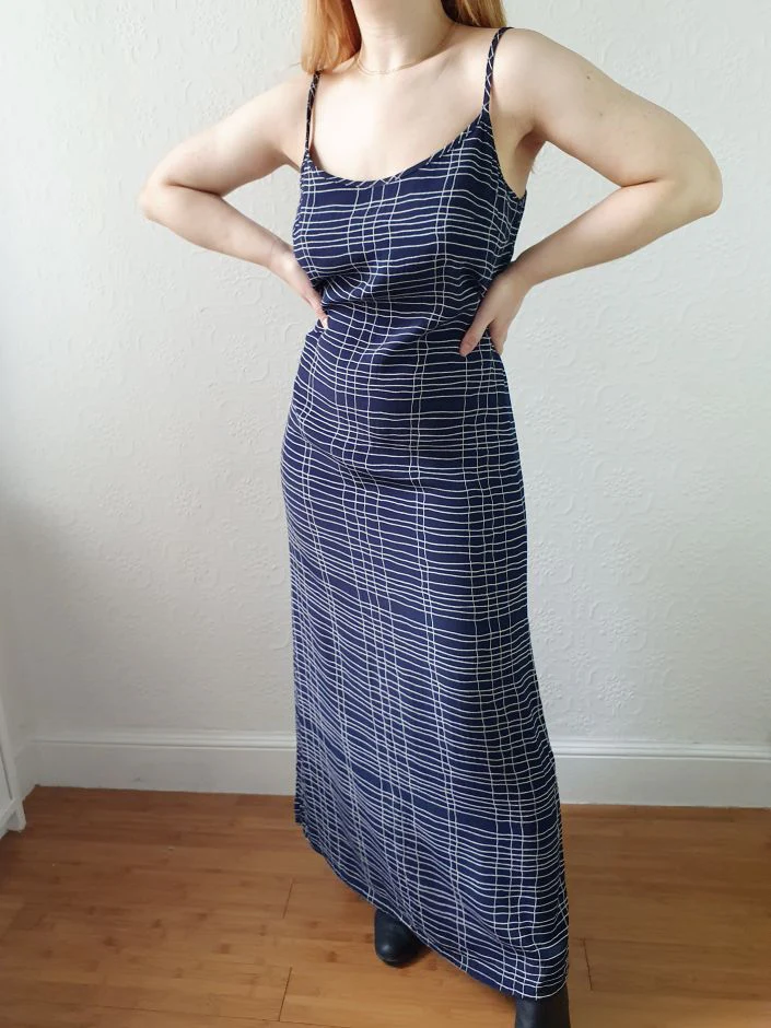 Vintage Spaghetti Strap Slip Dress - S - Image 2