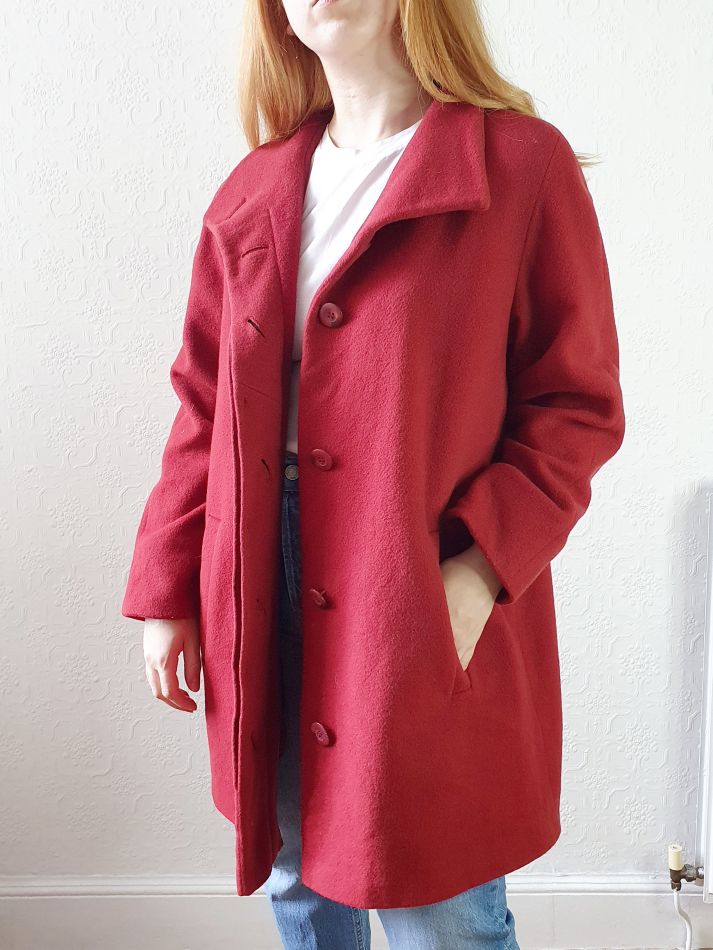 Vintage St. Michael Red Jacket - M