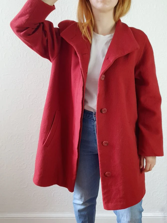 Vintage St. Michael Red Jacket - M - Image 4