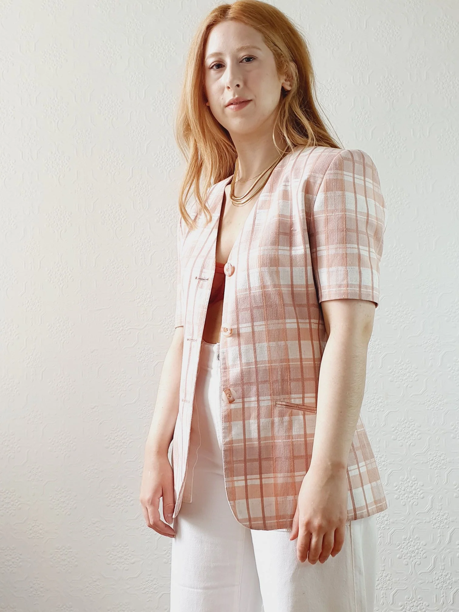Vintage St Michael Short Sleeve Blazer - XS/S - Image 3