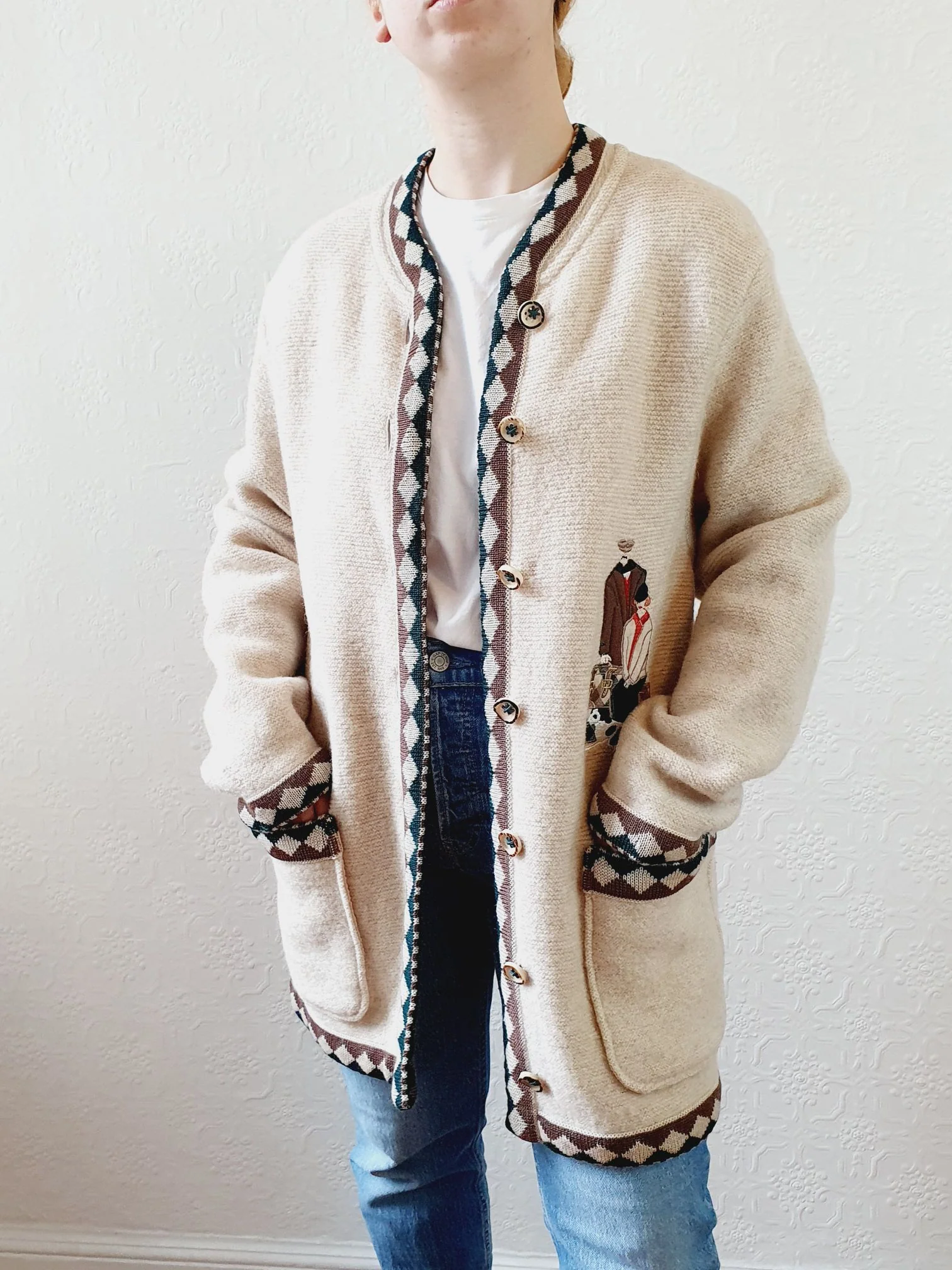Vintage Wool Austrian Jacket - S/M - Image 4