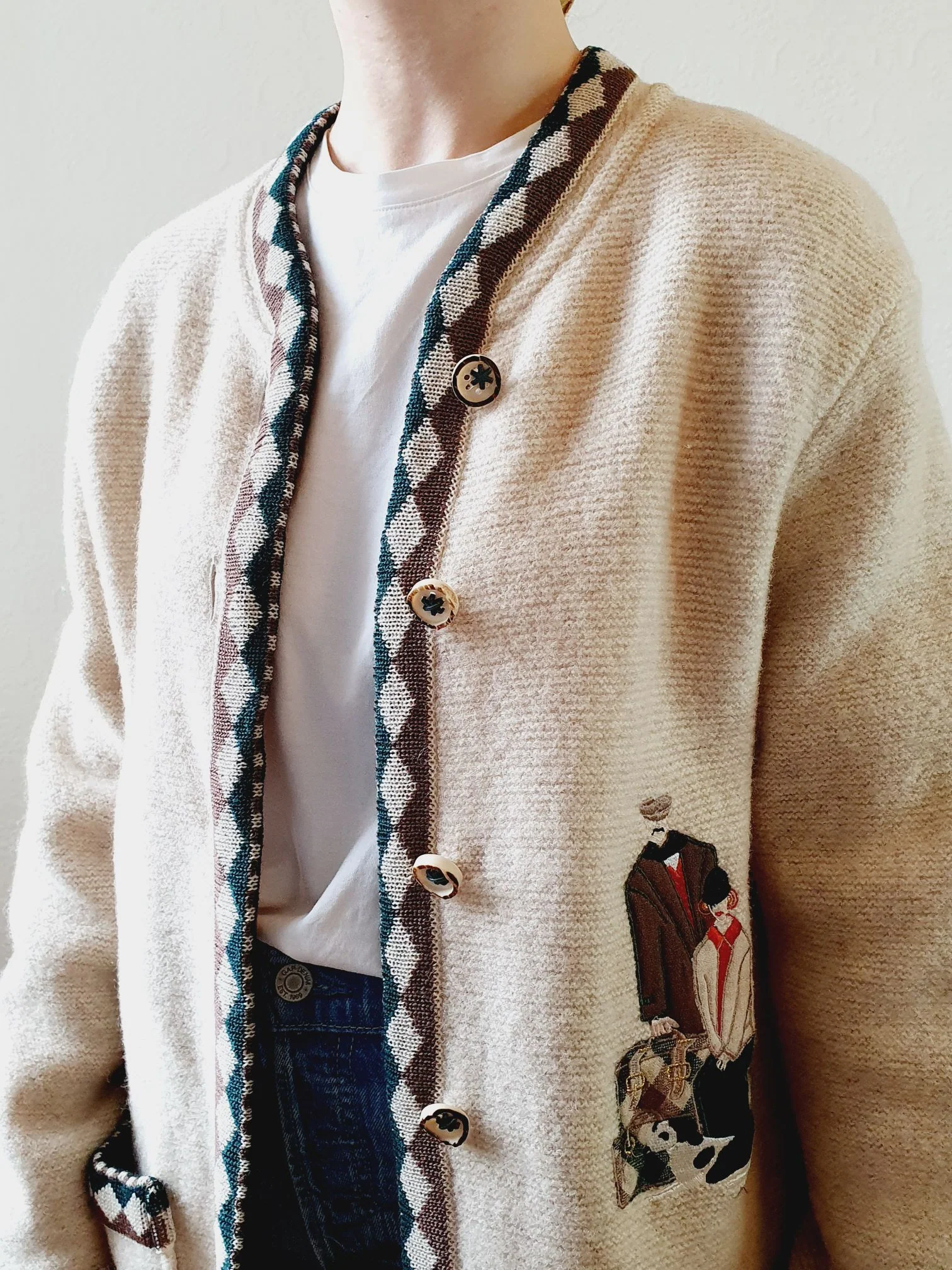 Vintage Wool Austrian Jacket - S/M - Image 5