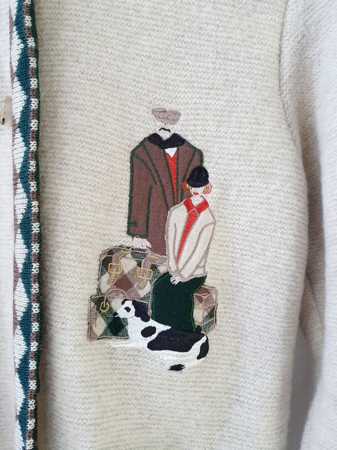 Vintage Wool Austrian Jacket - S/M - Image 6