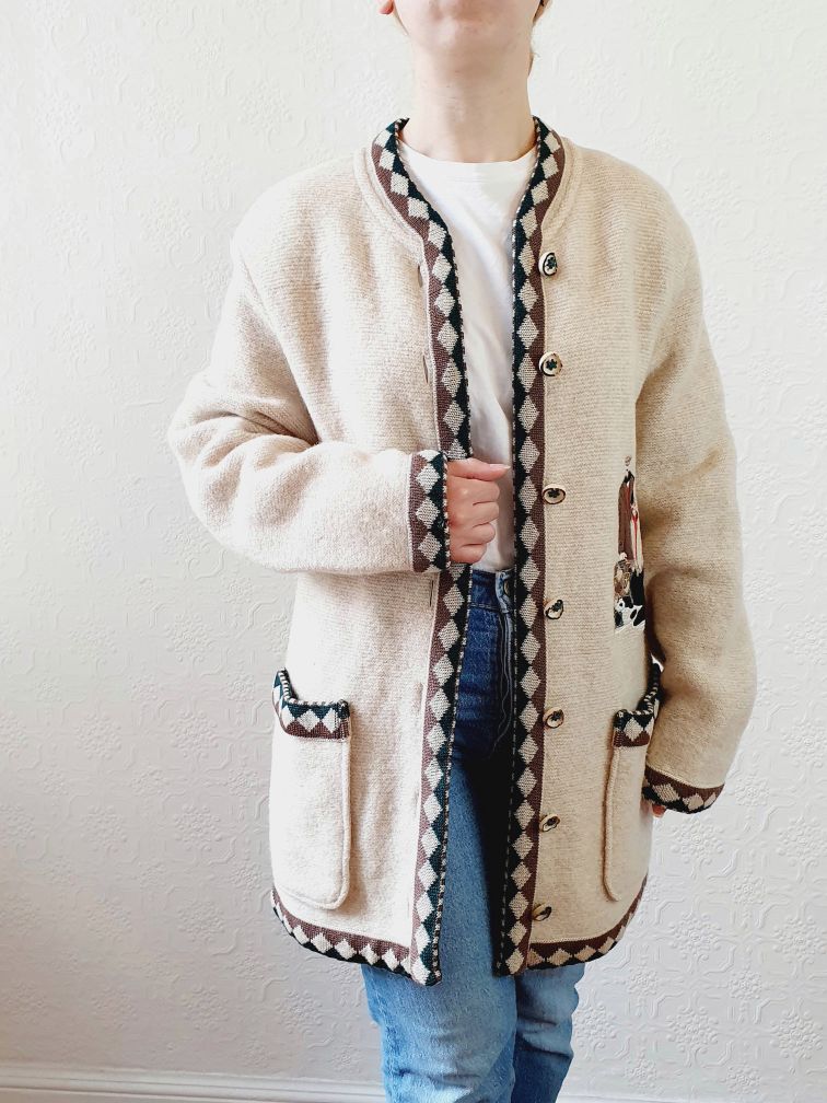 Vintage Wool Austrian Jacket - S/M - Image 7