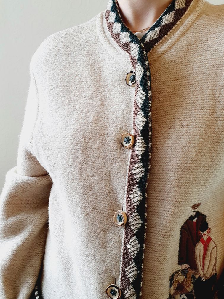Vintage Wool Austrian Jacket - S/M - Image 8