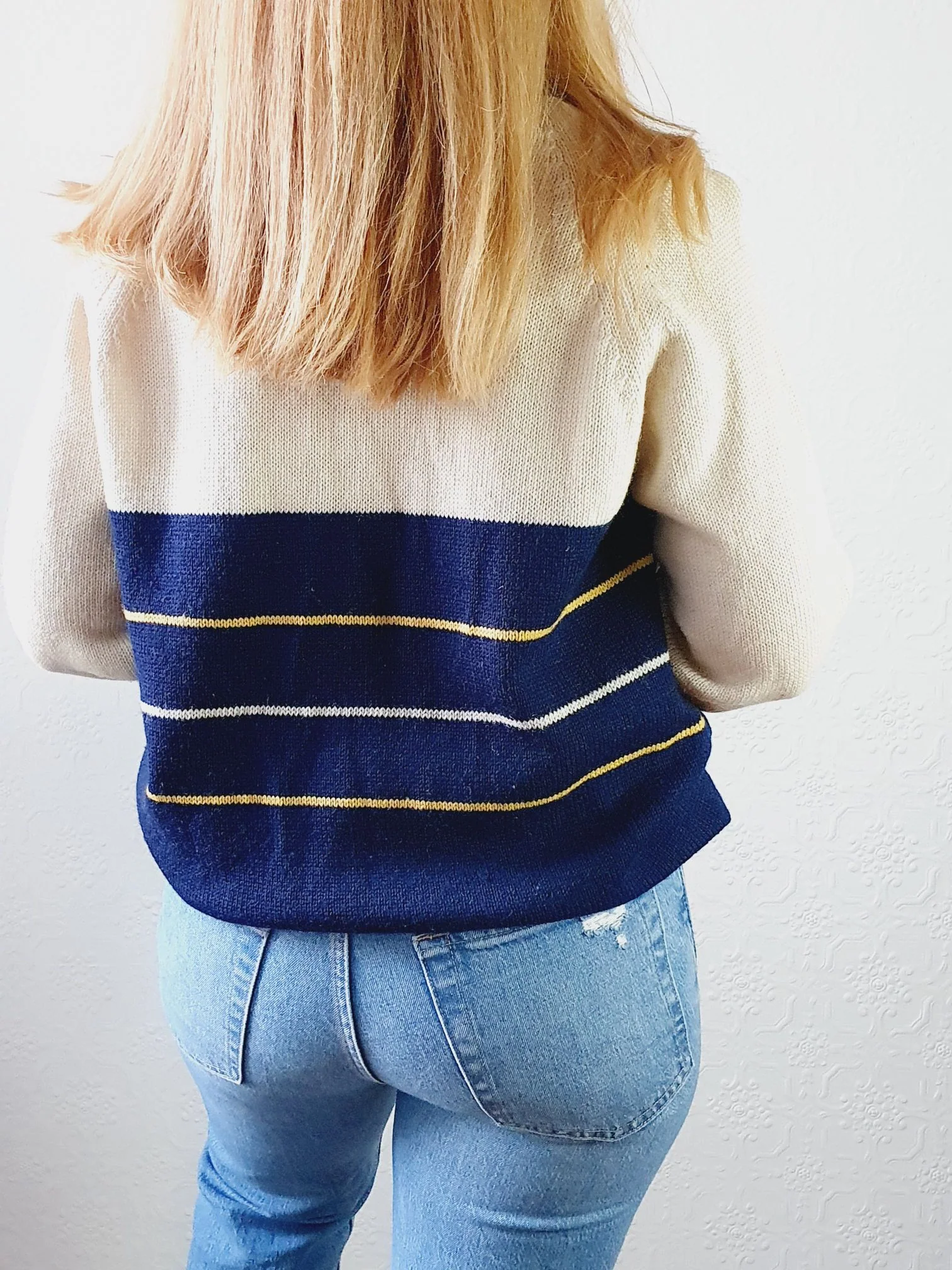 Vintage Wool Cardigan - L - Image 8