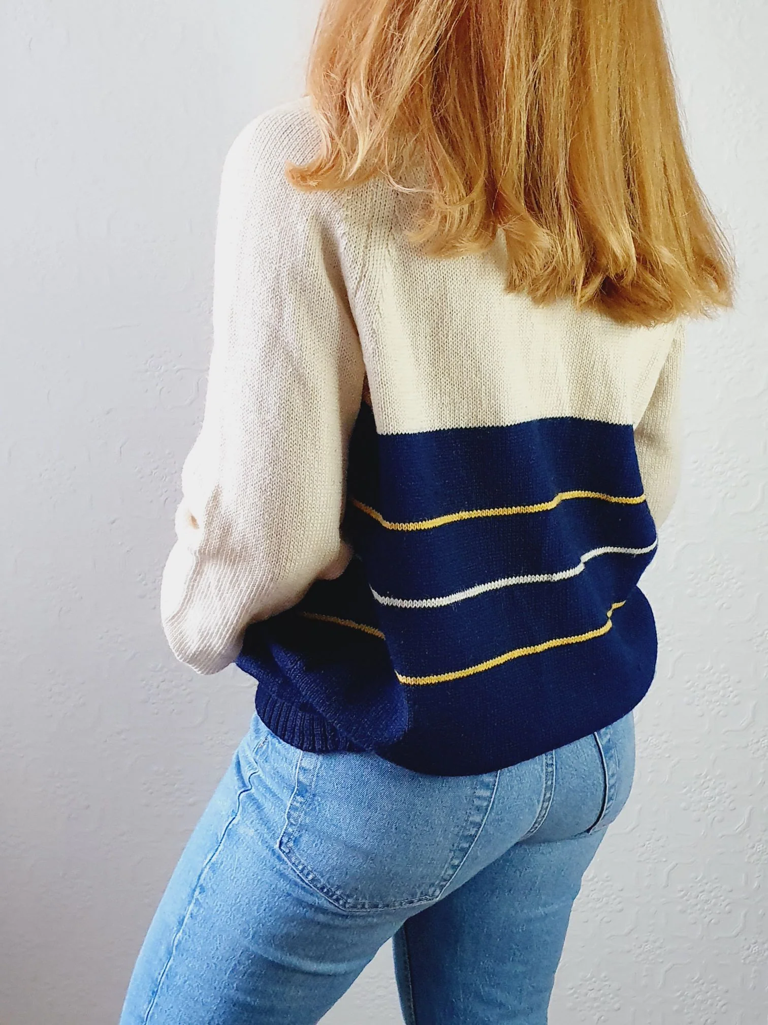 Vintage Wool Cardigan - L - Image 9